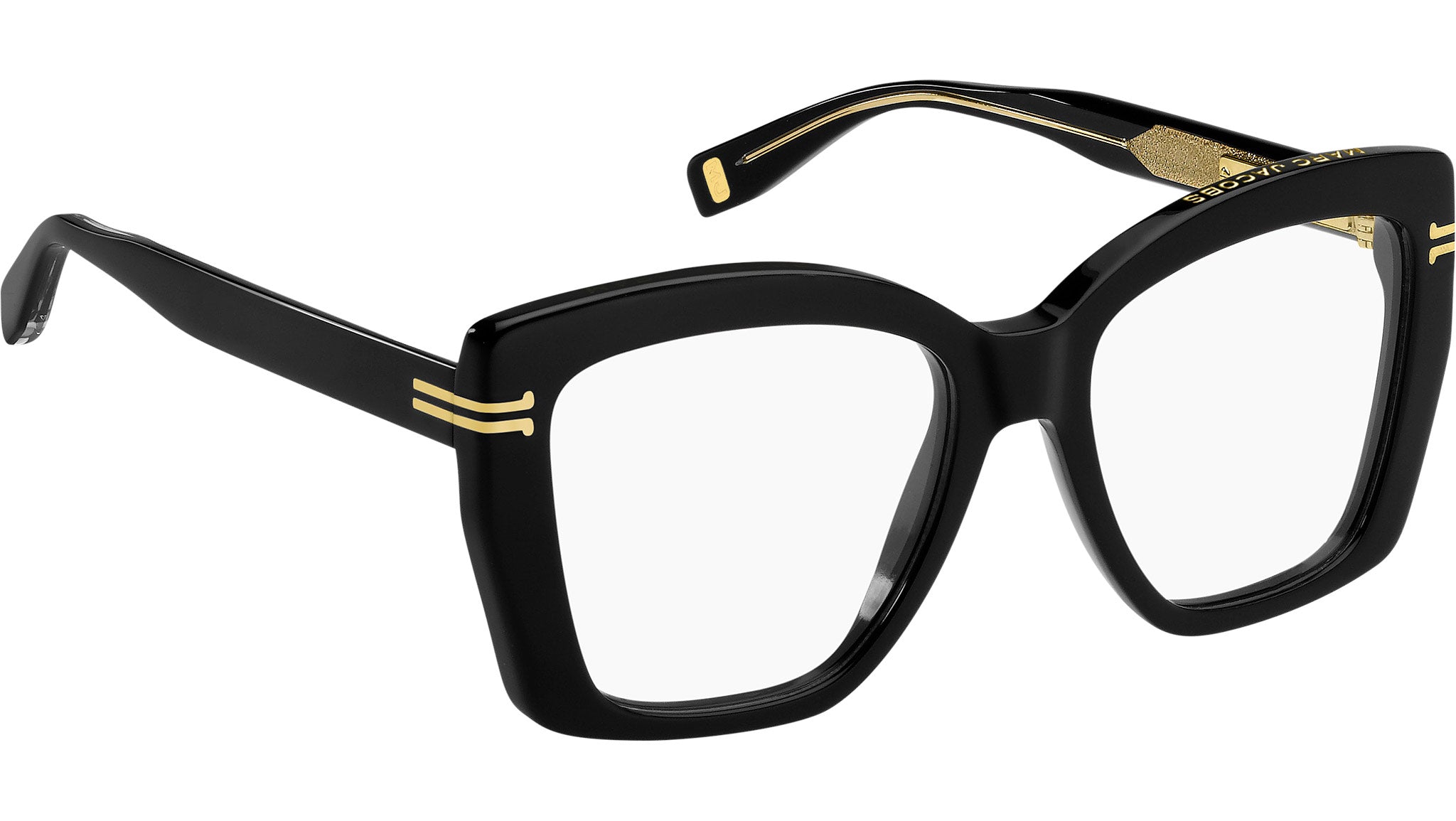 『EYE MAR 47 21 150 GOLD×BLACK』 Marc Jacobs MJ 1064 7C5 Optical Frame Black Crystal - eye-oo.com