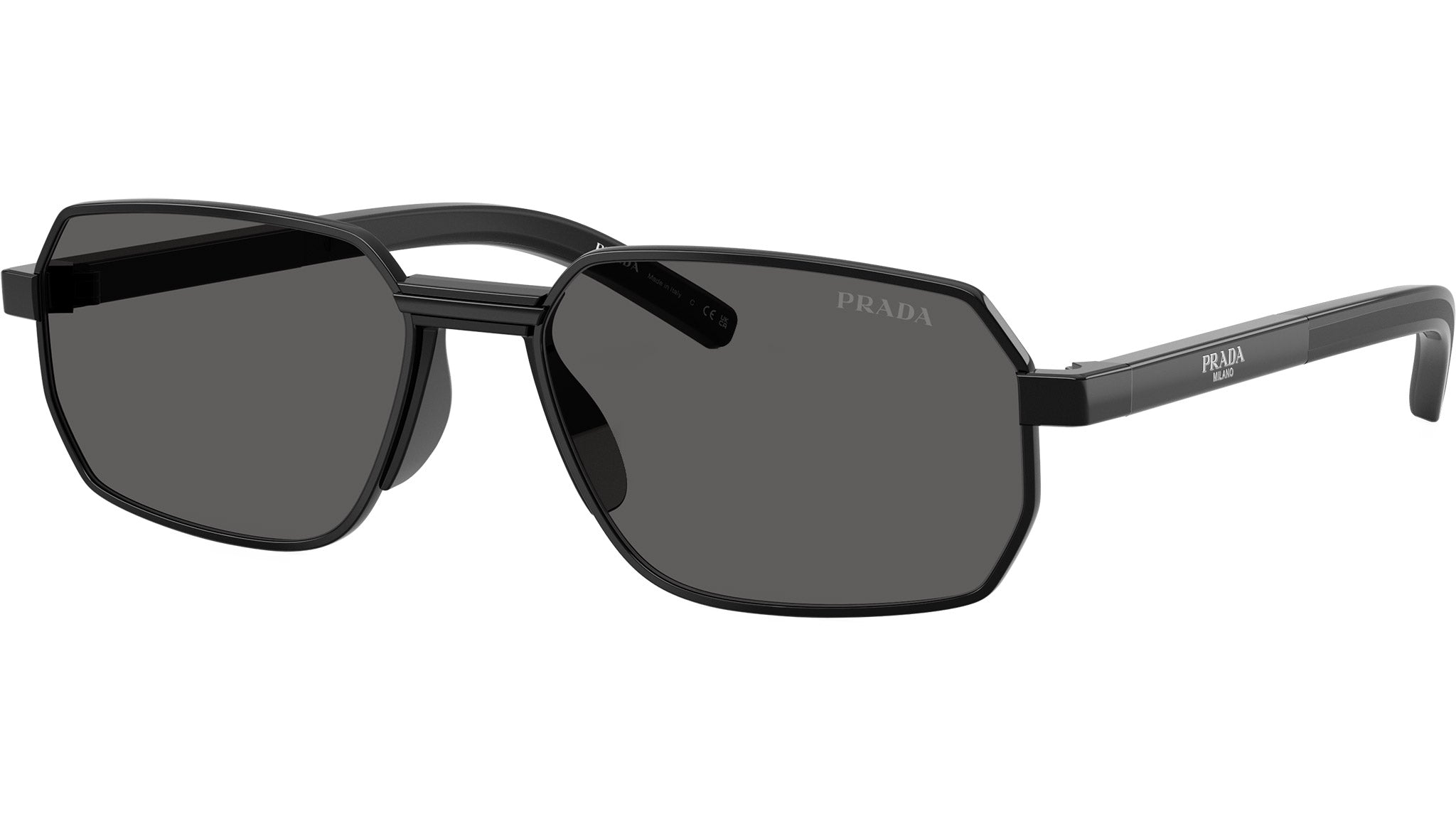 Prada PR A51S Sunglasses 1AB5Z1 Black - eye-oo.com