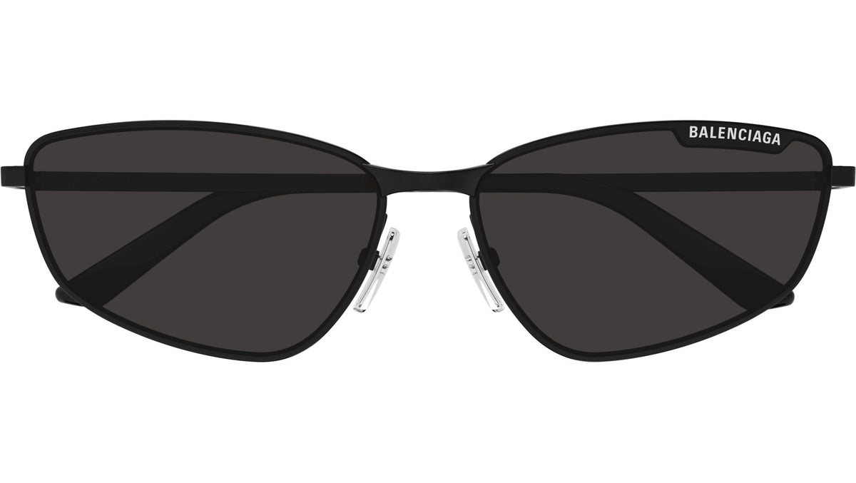 NEW BB0277S 001 BALENCIAGA BLACK UNISEX GEOMETRIC SUNGLASSES Balenciaga BB0277S 001 Geometric Black Sunglasses  main image 3