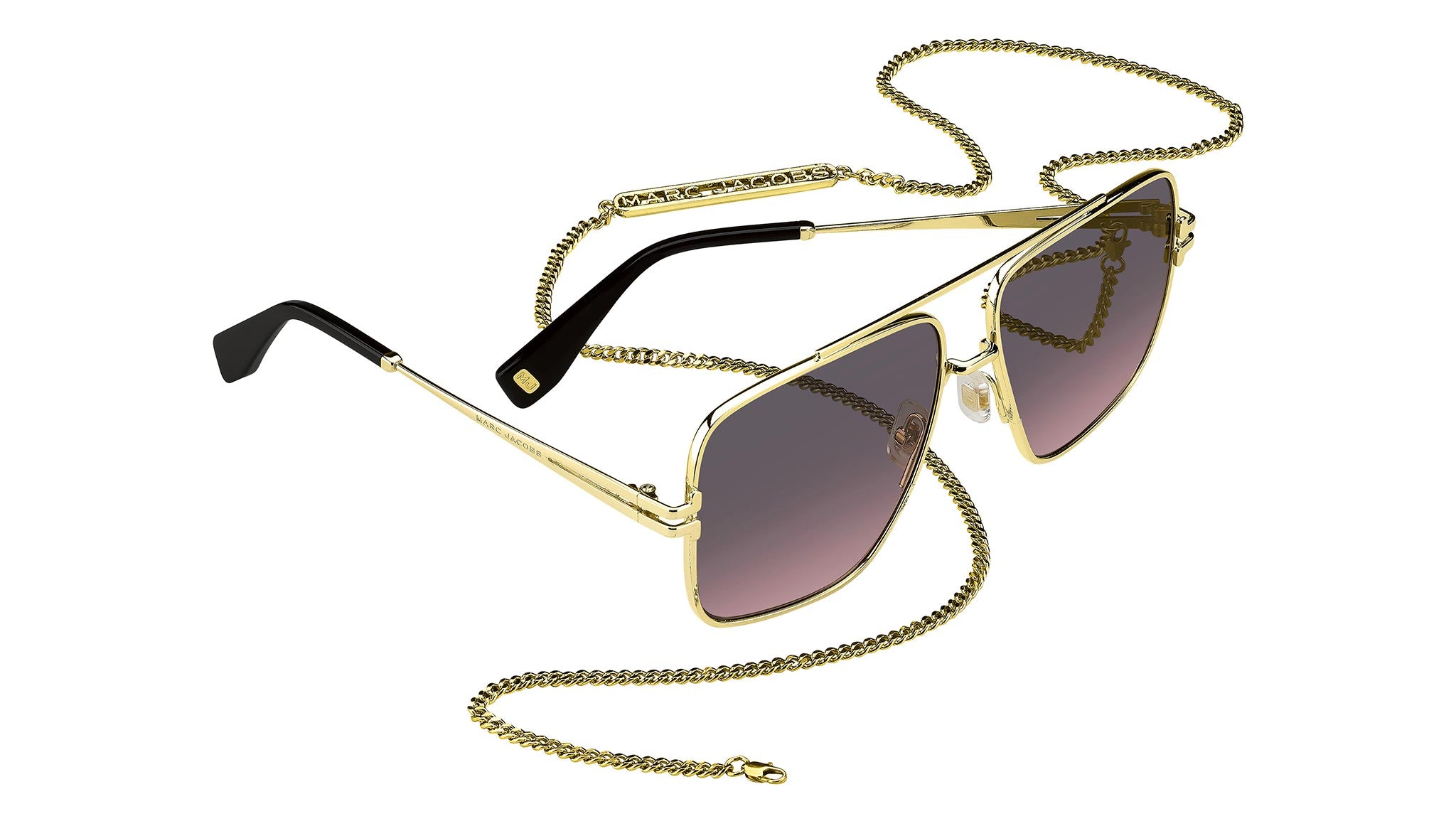 Marc Jacobs ラウントフレムサンクラス MARC620S NOA Amazon.com: Marc Jacobs MARC 639/S Black/Grey Shaded 57/18
