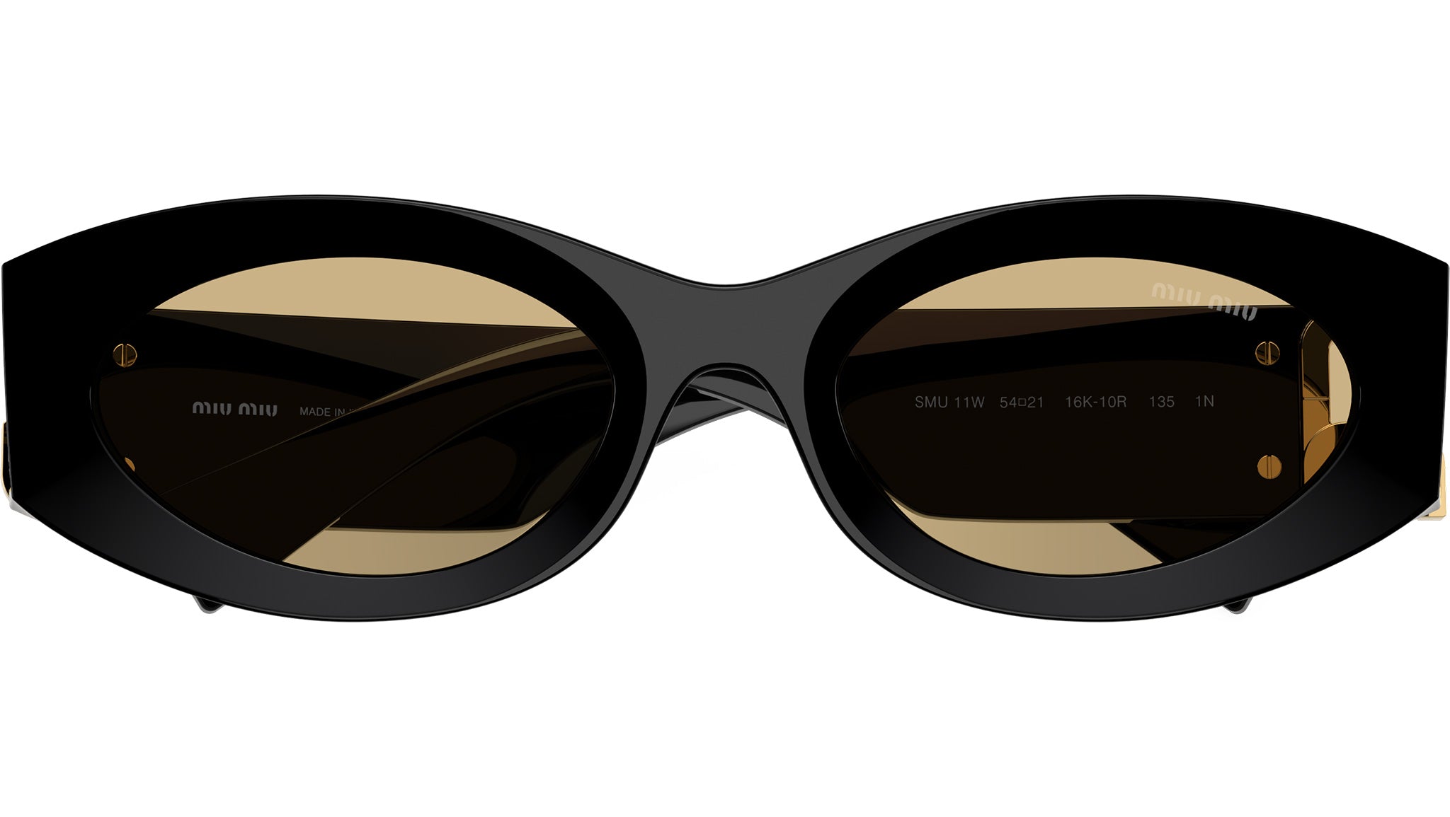 MU 11WS Miu Miu Sunglasses 16K10R Black - eye-oo.com