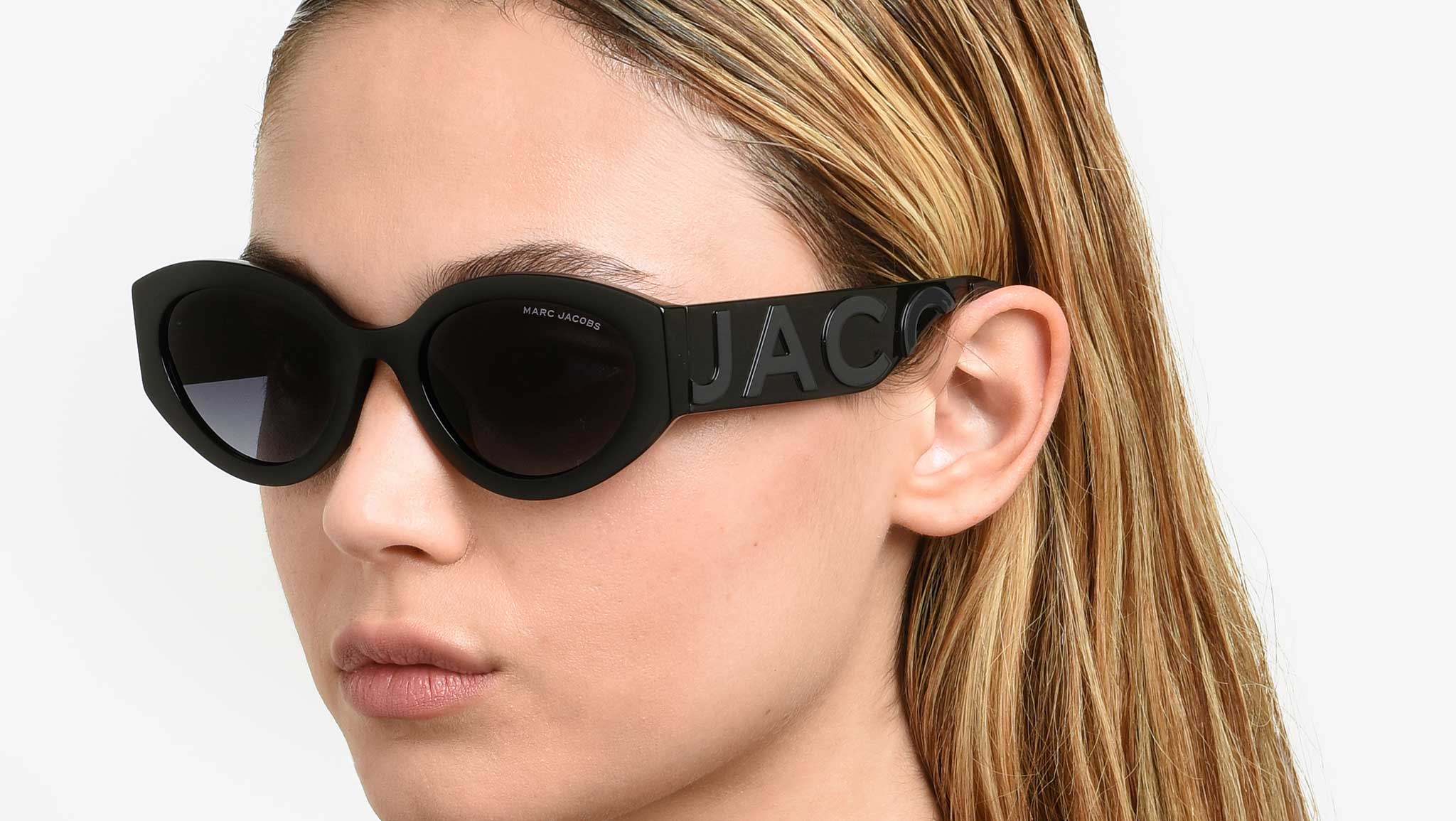 Marc Jacobs MARC 694/G/S 08A 9O Sunglasses Black Grey - eye-oo.com