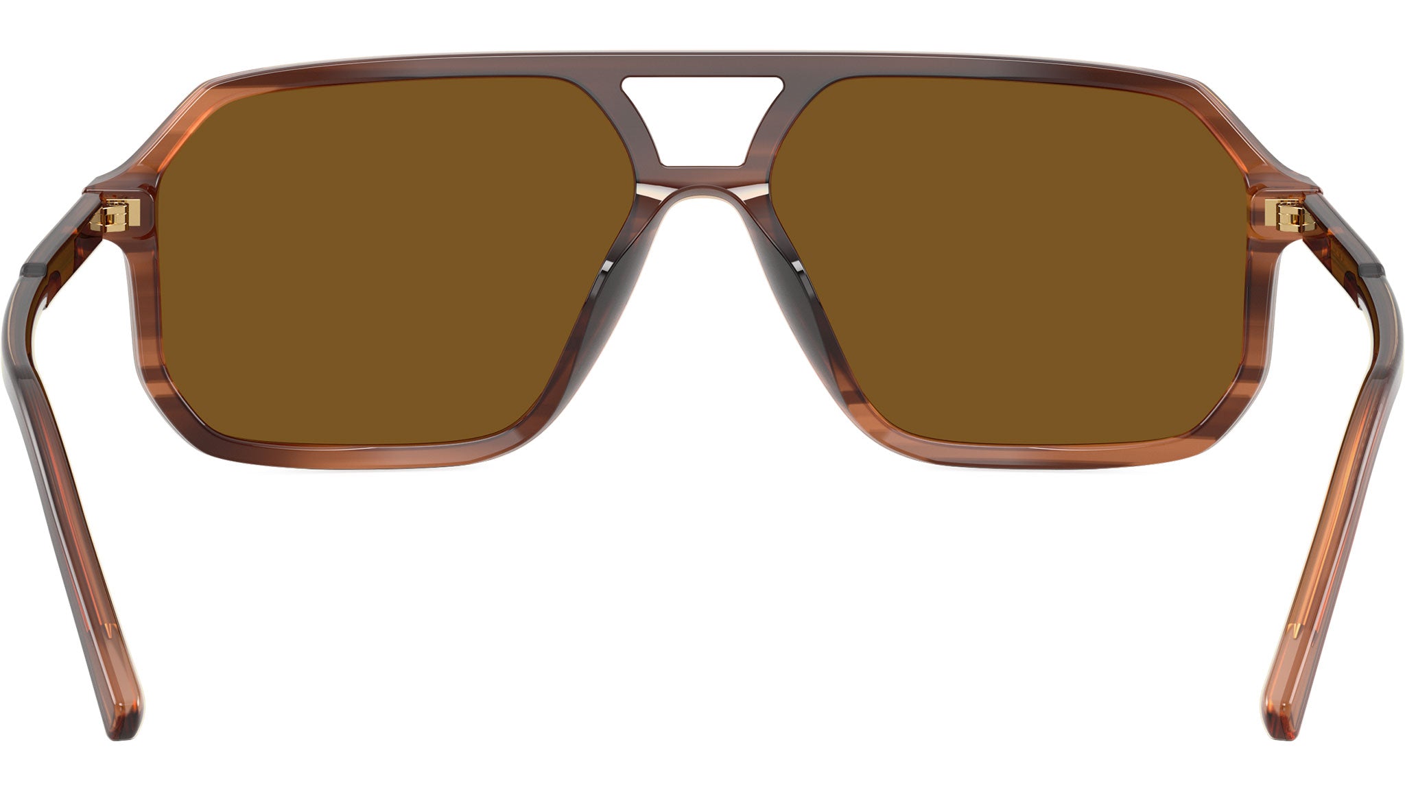 DG4541 Dolce & Gabbana Sunglasses 348183 Brown On Striped Brown