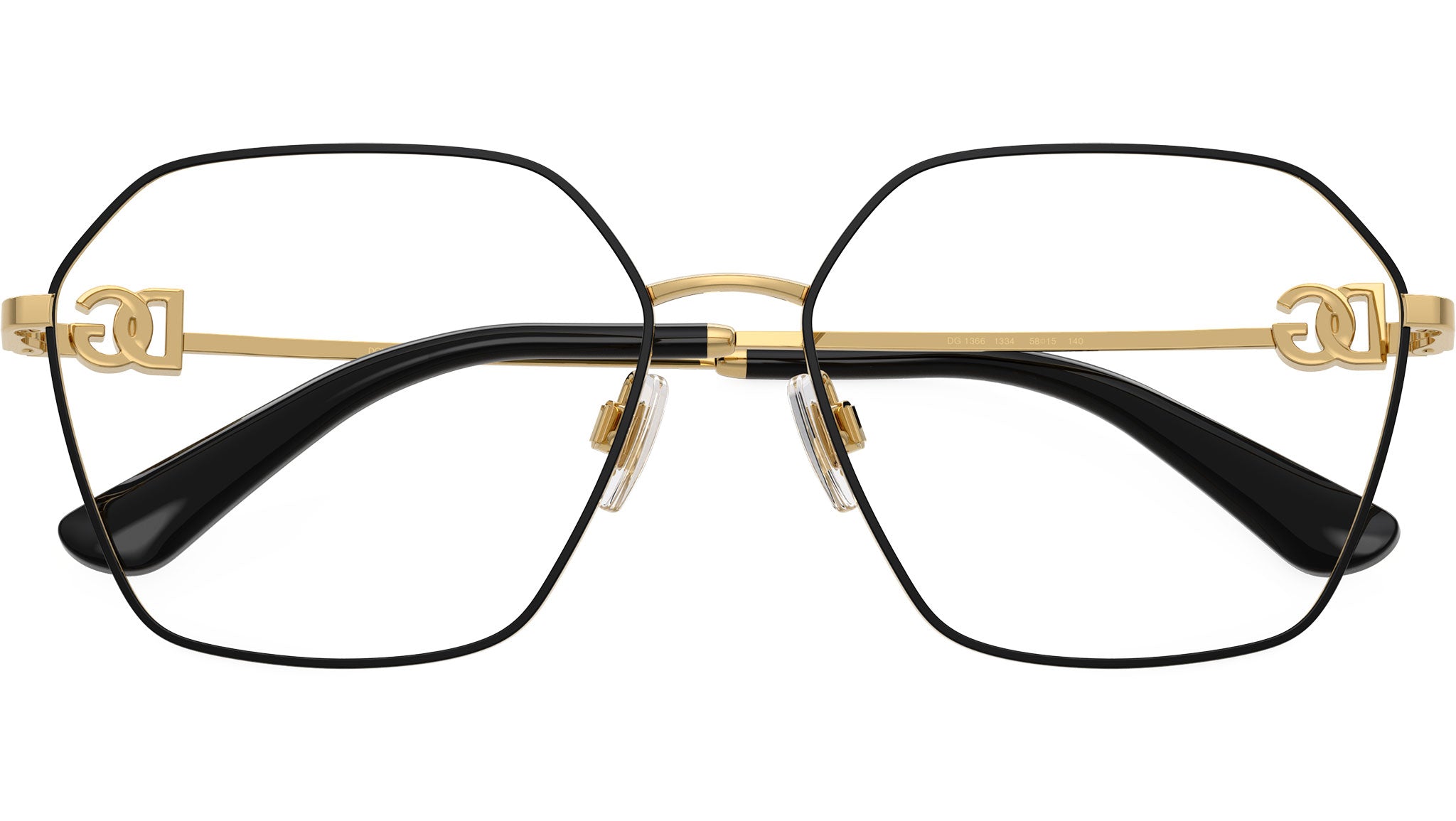Dolce & Gabbana DG 1366 Glasses 1334 Gold / Black - eye-oo.com