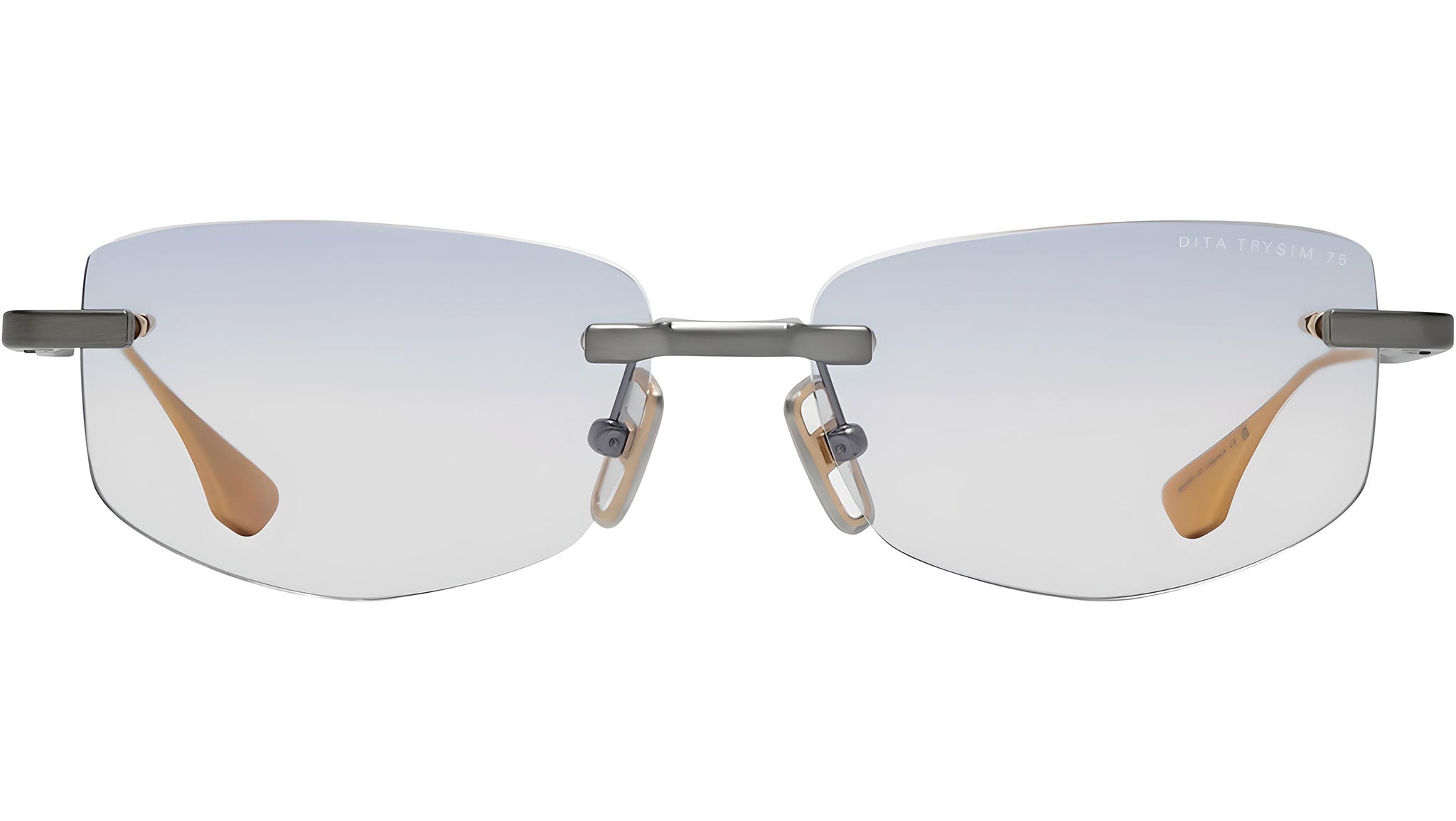 Dita Trysim.75 DTX182 03 Optical Frame Antique Silver - eye-oo.com