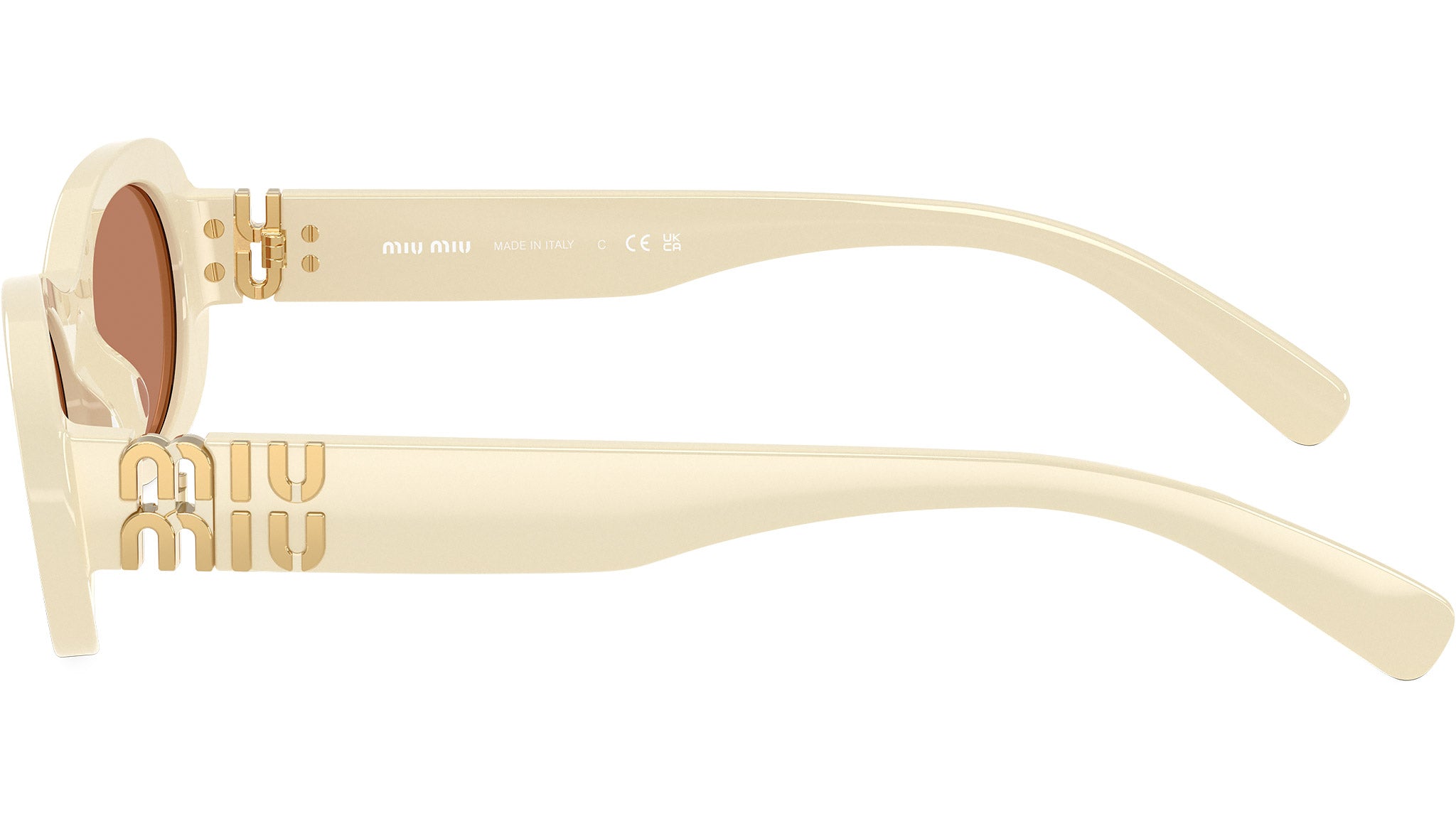 Miu Miu MU06ZS Sunglasses 21D90Q Milk - eye-oo.com
