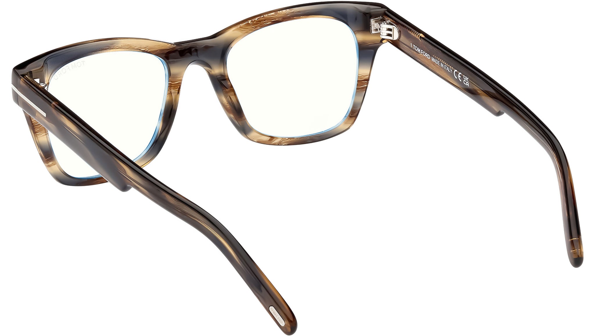 Tom Ford FT5886-B Optical Frame 045 Shiny Light Brown - eye  display picture 1