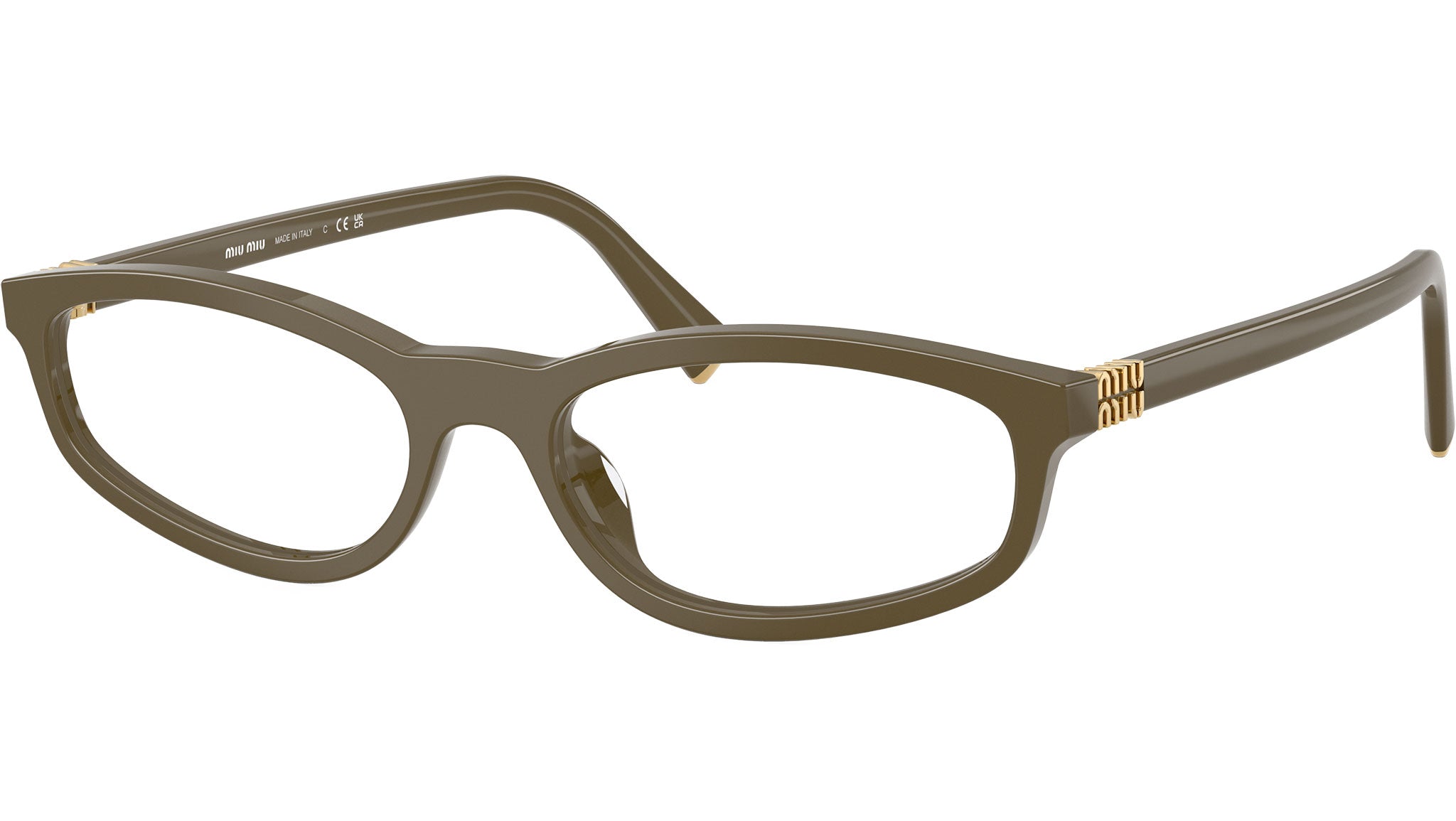 Miu Miu MU01ZV Glasses 25L1O1 Palude - eye-oo.com