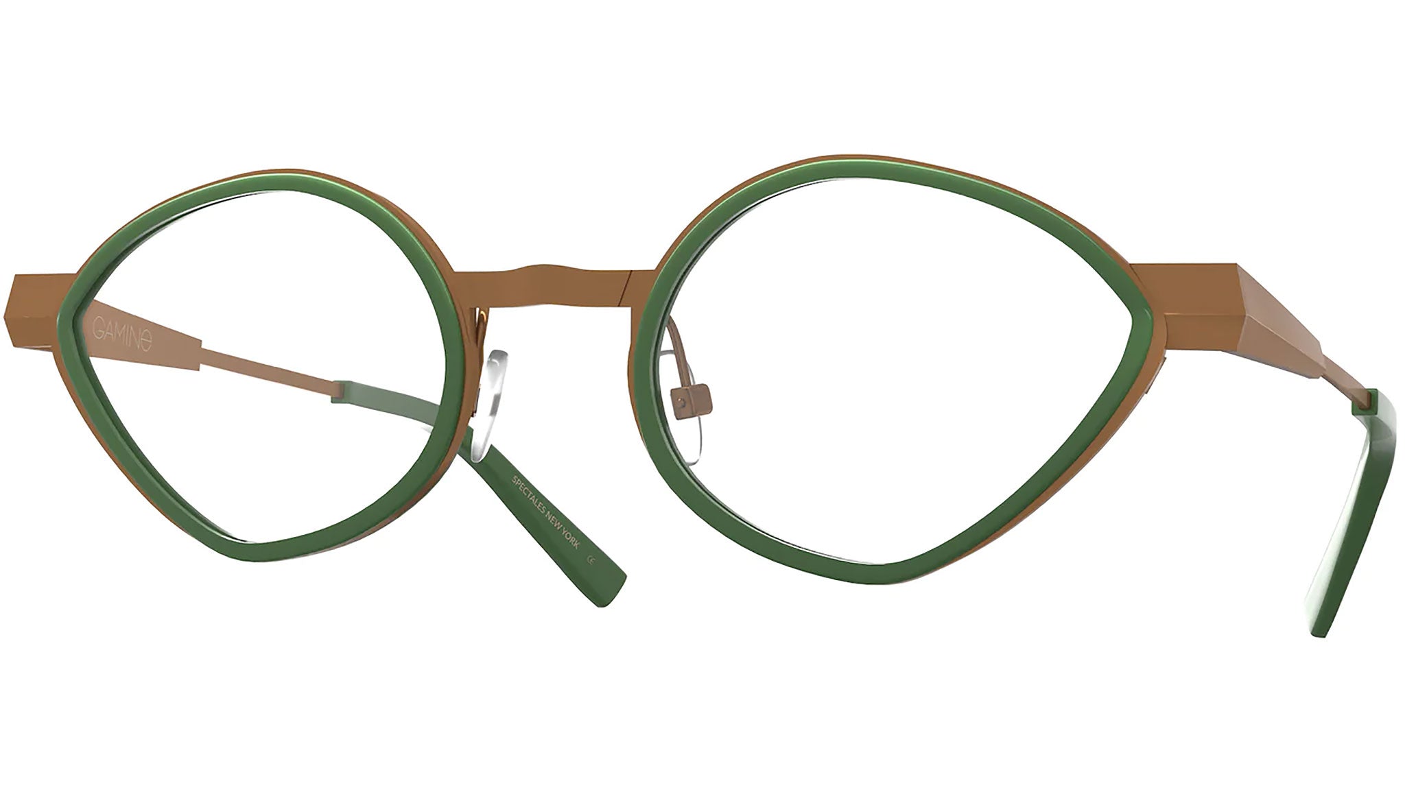 Gamine Jaffa BLA.BR Optical Frame Black Brushed - eye-oo.com