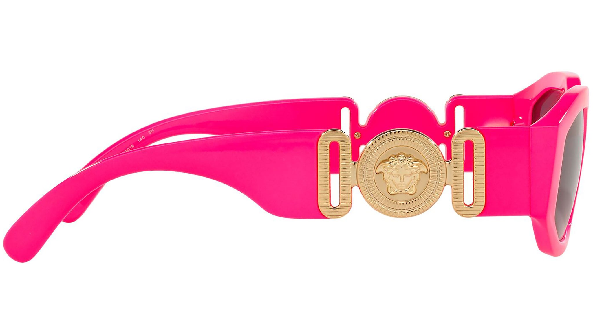Versace Sunglasses VE4361 Pink Biggie Sunglasses Fuxia Fluo Medusa Rectangle Medusa biggie sunglasses Versace Pink in Plastic - 46569750 main image 3