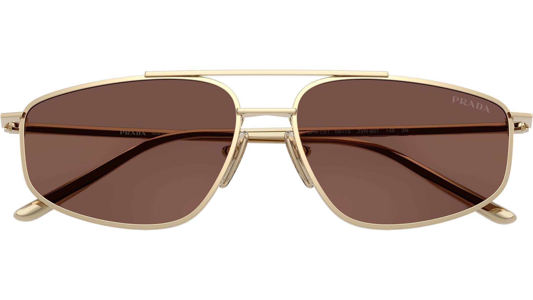 PR C51S Prada Sunglasses ZVN80T Pale Gold - eye-oo.com