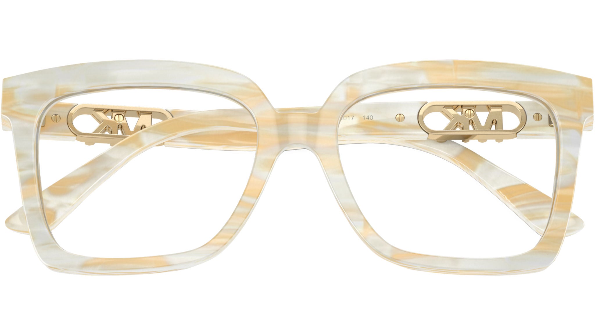 Michael Kors Nassau MK4119U Optical Frame 4001 Ivory Horn - eye-oo.com