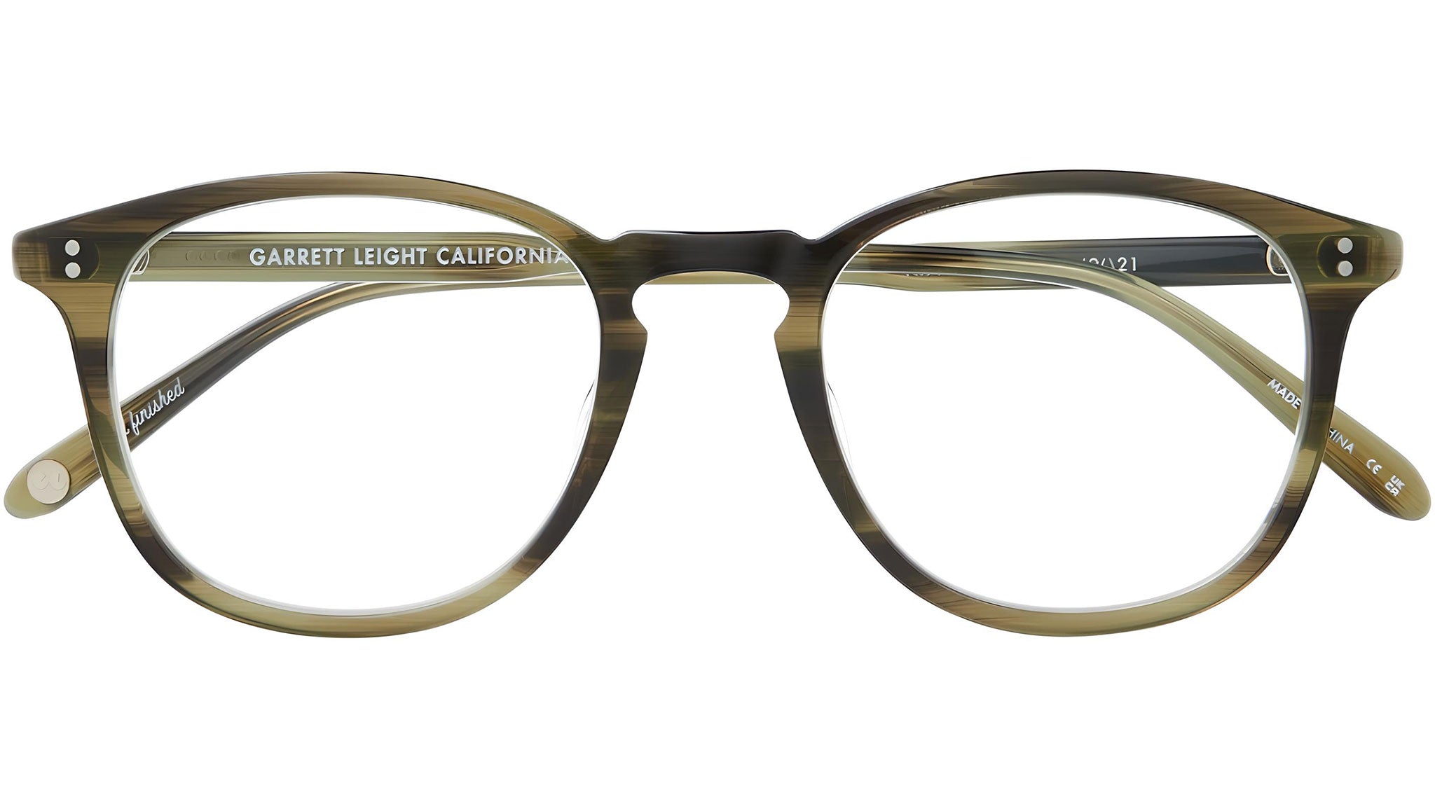 Garrett Leight Kinney DGFR 1007 Optical Frame Douglas Fir - eye-oo.com