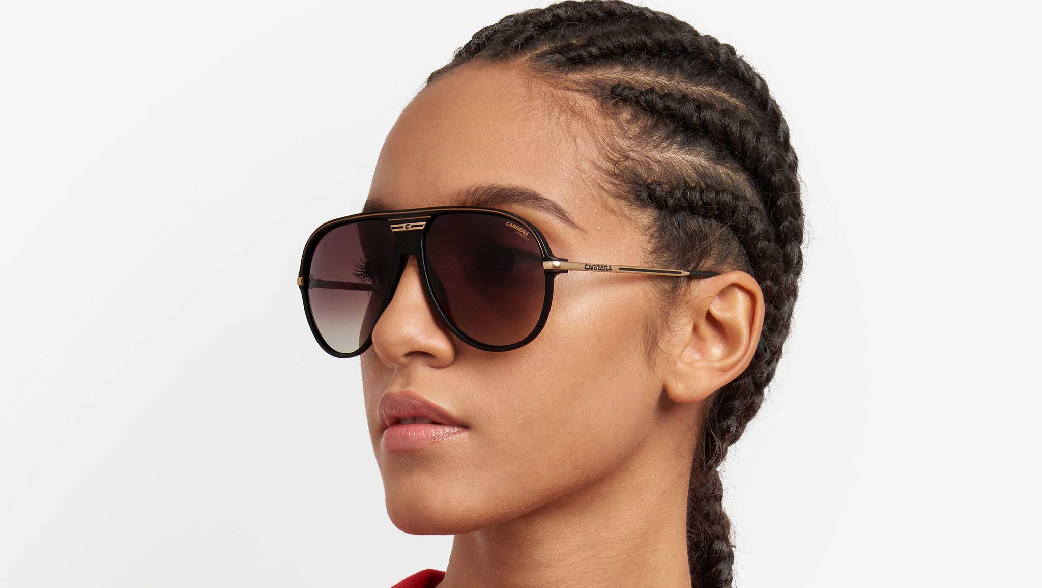 Carrera C SPORT 06/S I46 86 Sunglasses Matte Black Gold  display picture 1