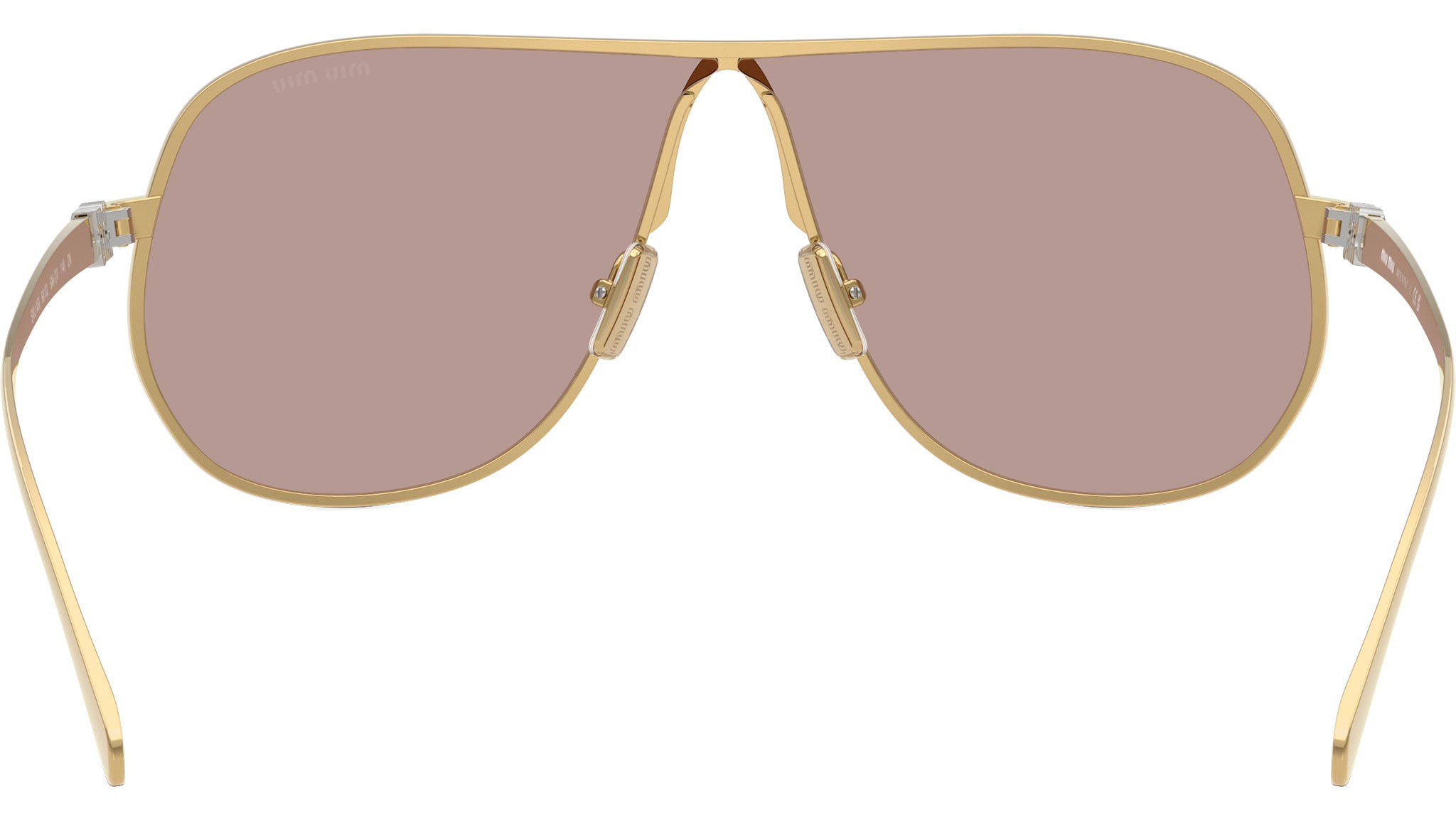 Miu Miu MUA56S Sunglasses 5AK20I Gold - eye-oo.com