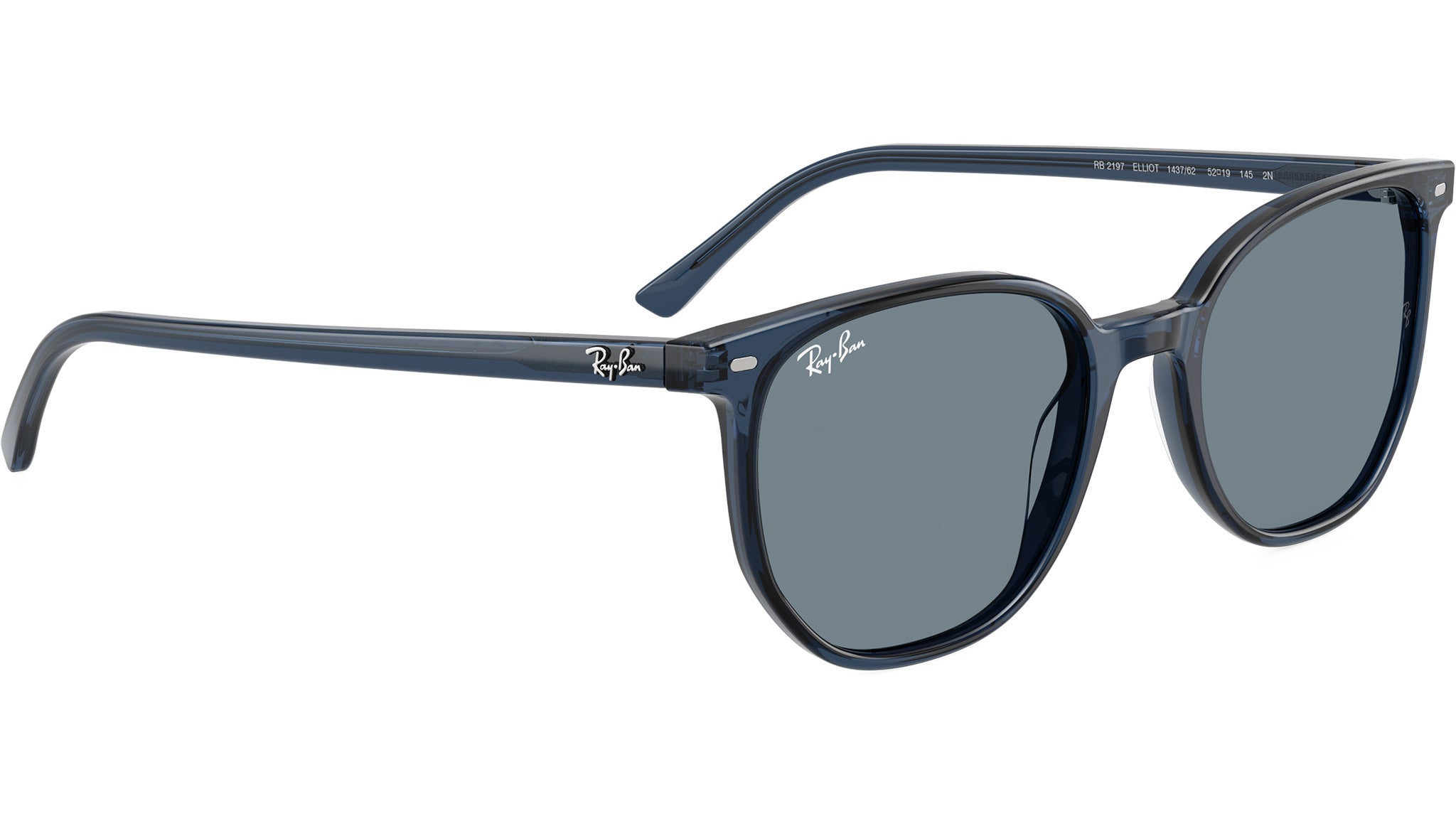 Elliot RB2197 Ray-Ban Sunglasses 143762 Transparent Blue - eye-oo.com
