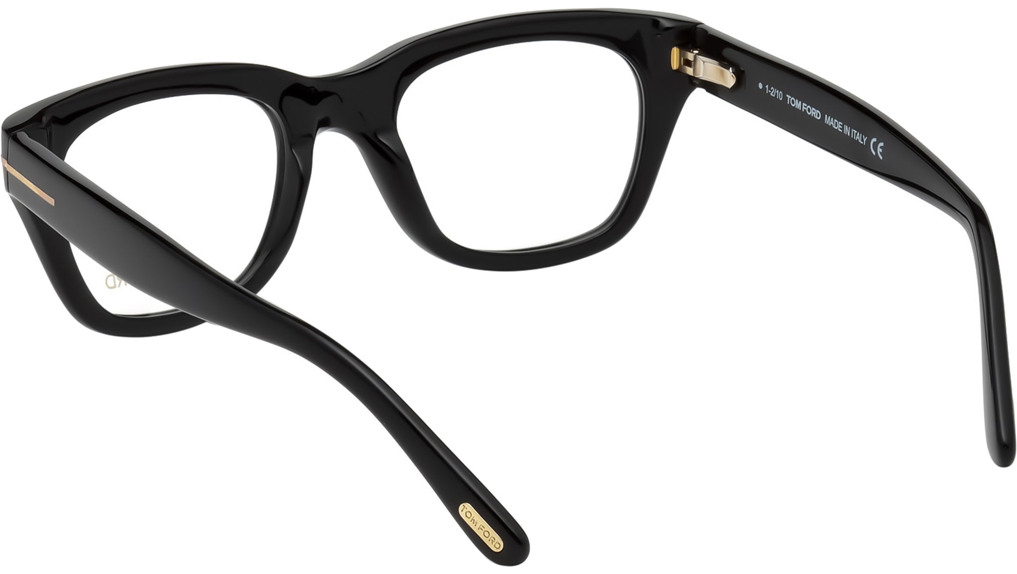 TOM FORD TF5178 ブラックフレーム Tom Ford FT5178 Optical Frame 001 Glossy Black / T Logo Temple