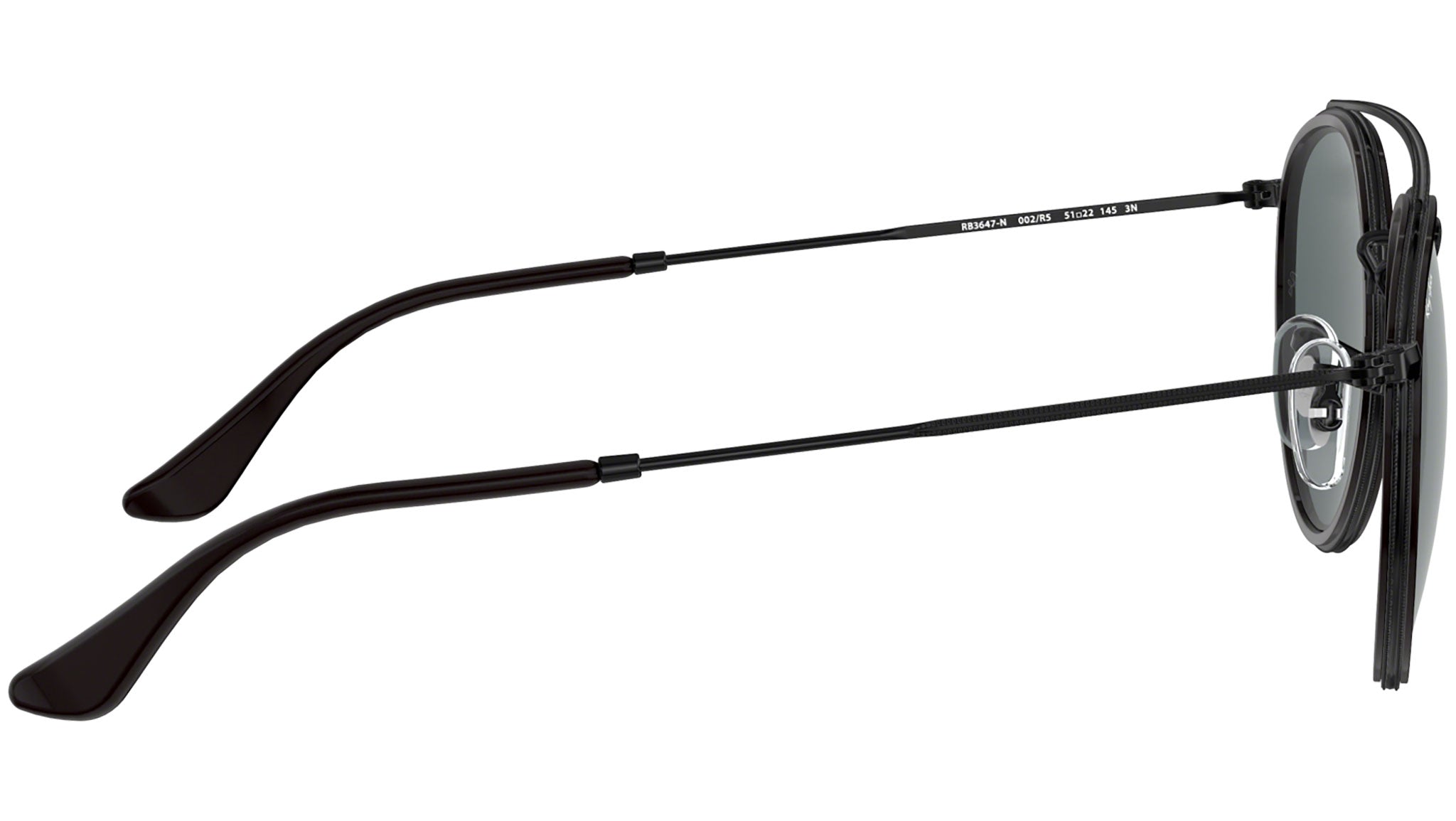 Ray-Ban RB3647N 002/R5 Black Sunglasses - eye-oo.com