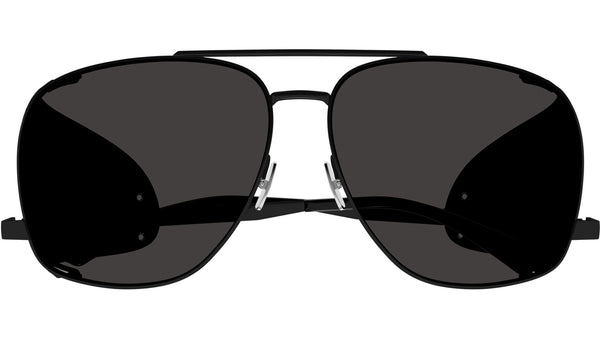 SL 653 LEON LEATHER SPOILER Saint Laurent Sunglasses 002 Matte