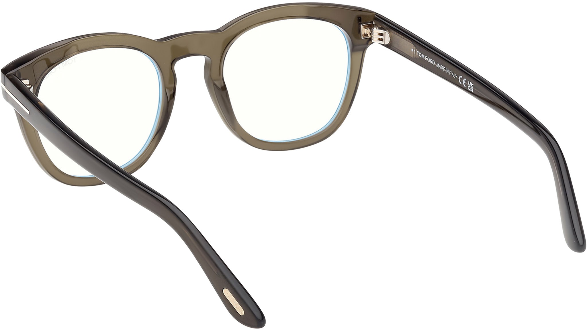 Tom Ford FT6081-B Glasses 098 Shiny Dark Green - eye-oo.com