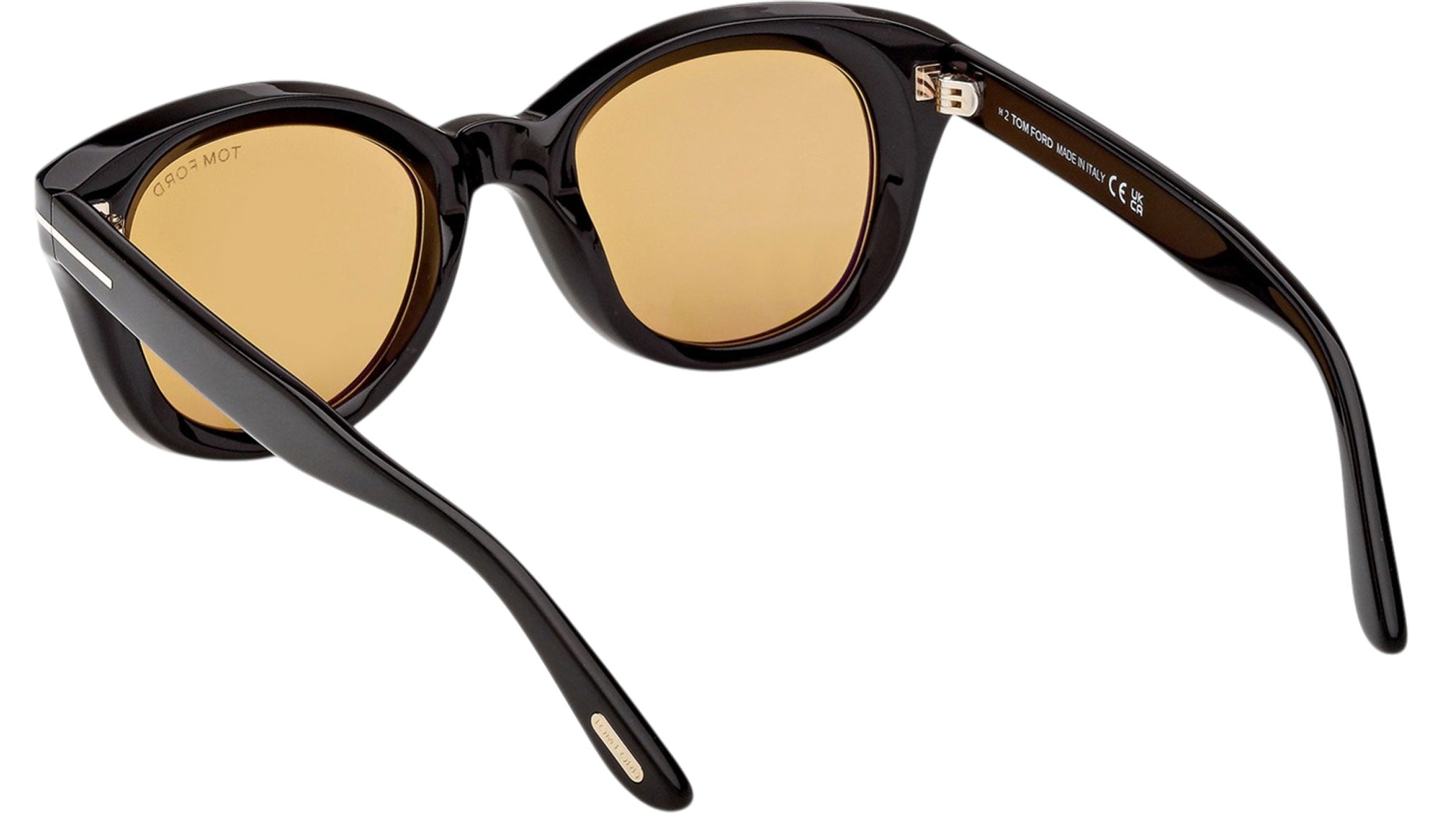 NEW - Tom Ford Nika Cat Eye Tom Ford Nika-02 FT1344 01E - Sunglasses for Women  main image 2