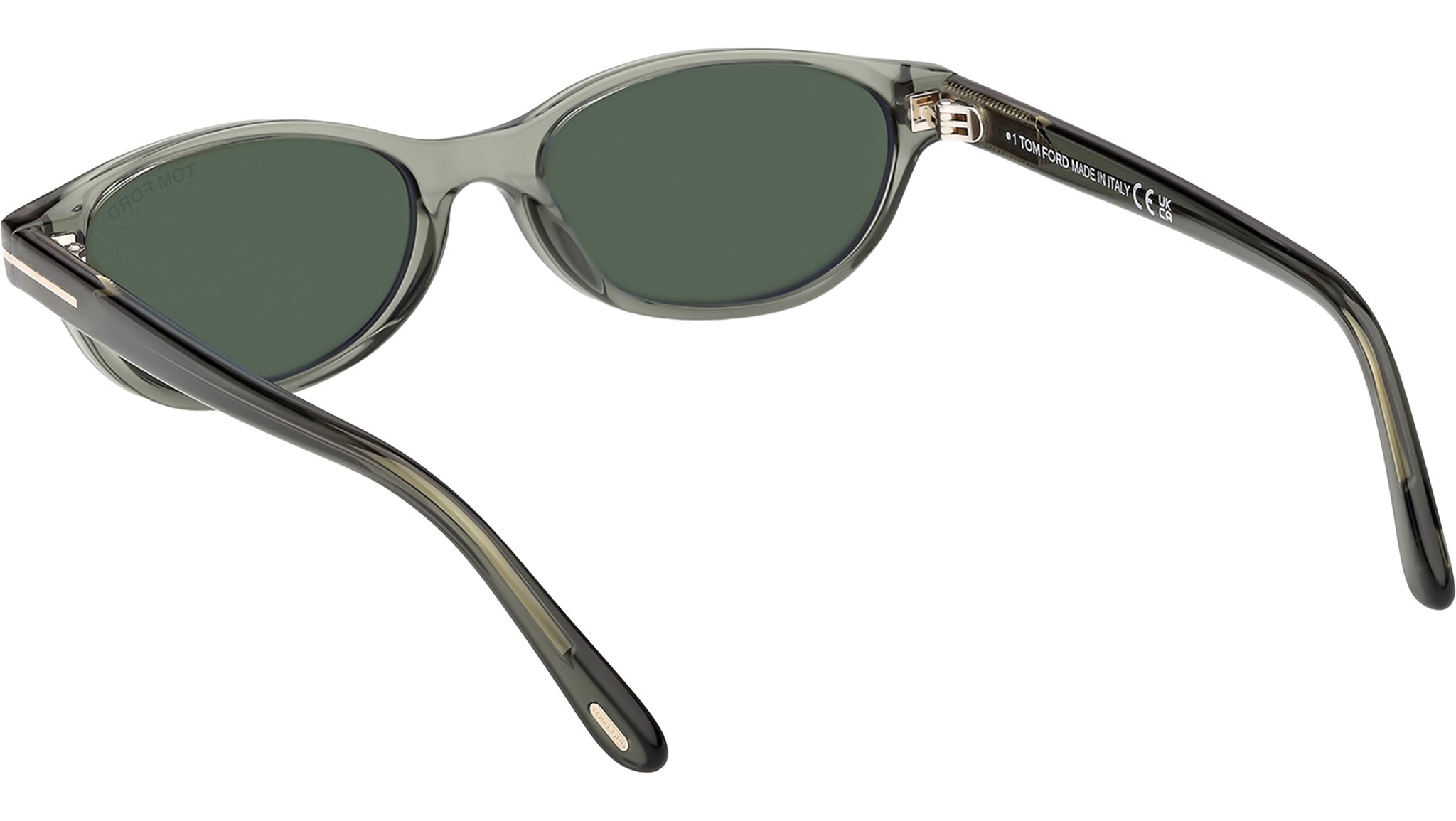 Tom Ford Chloe-02 Sunglasses FT1310 93N Shiny Light Green - eye-oo.com