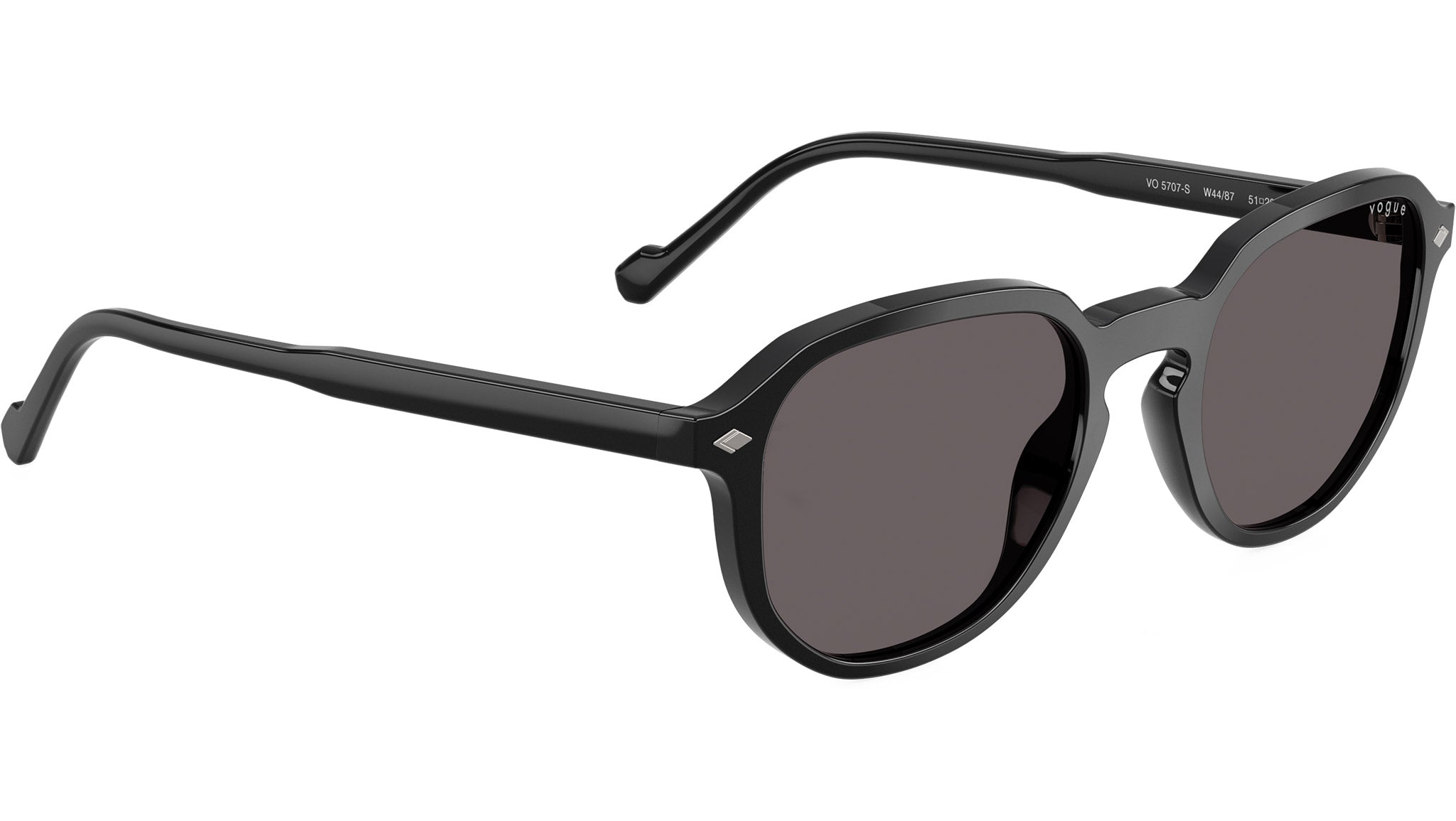 VOSブラックアンプル Vogue VO5707S Sunglasses W44/87 Black - eye-oo.com