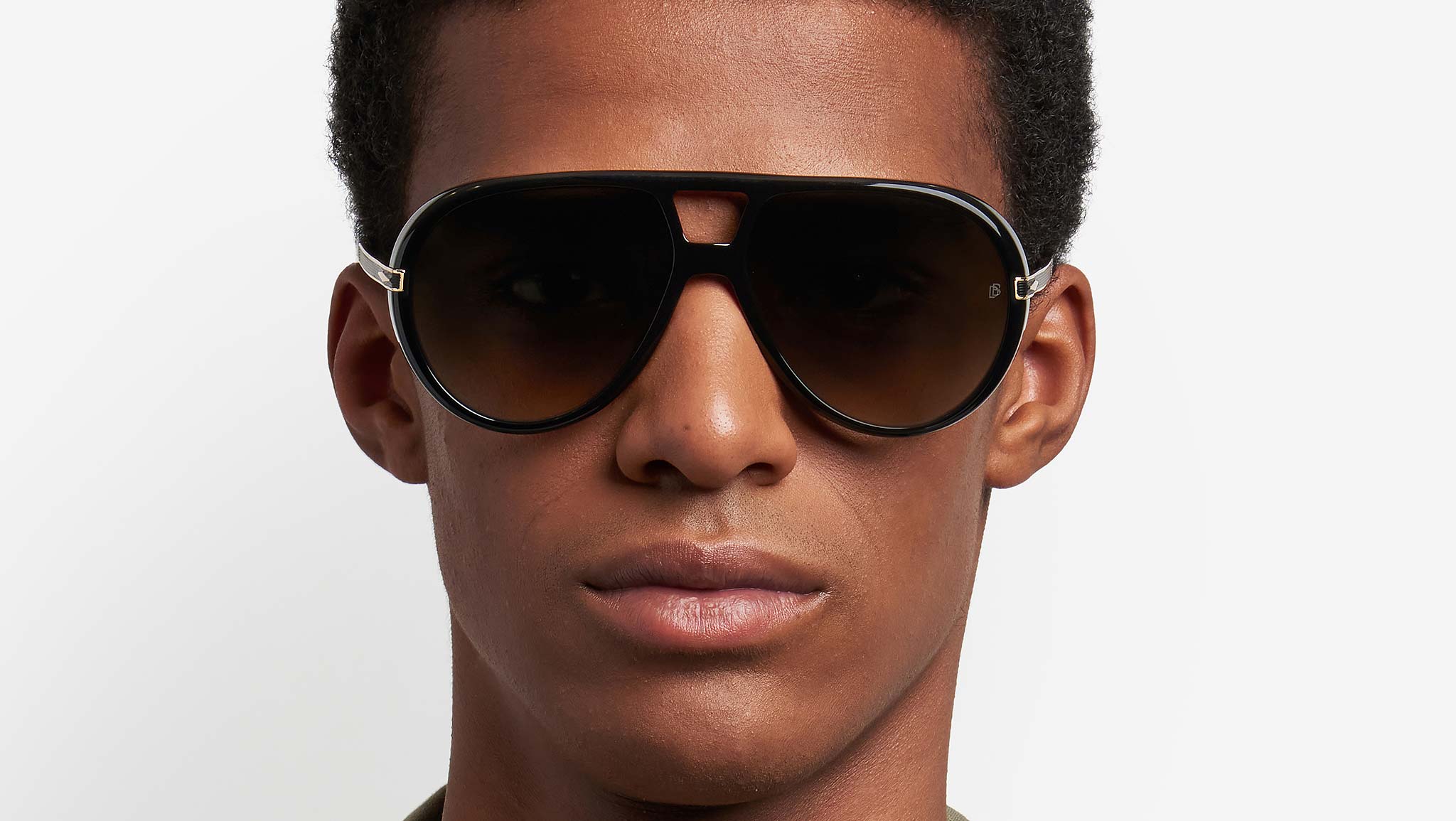 David Beckham DB 99/VOYAGER 2M2 CS Sunglasses Black Gold - eye-oo.com