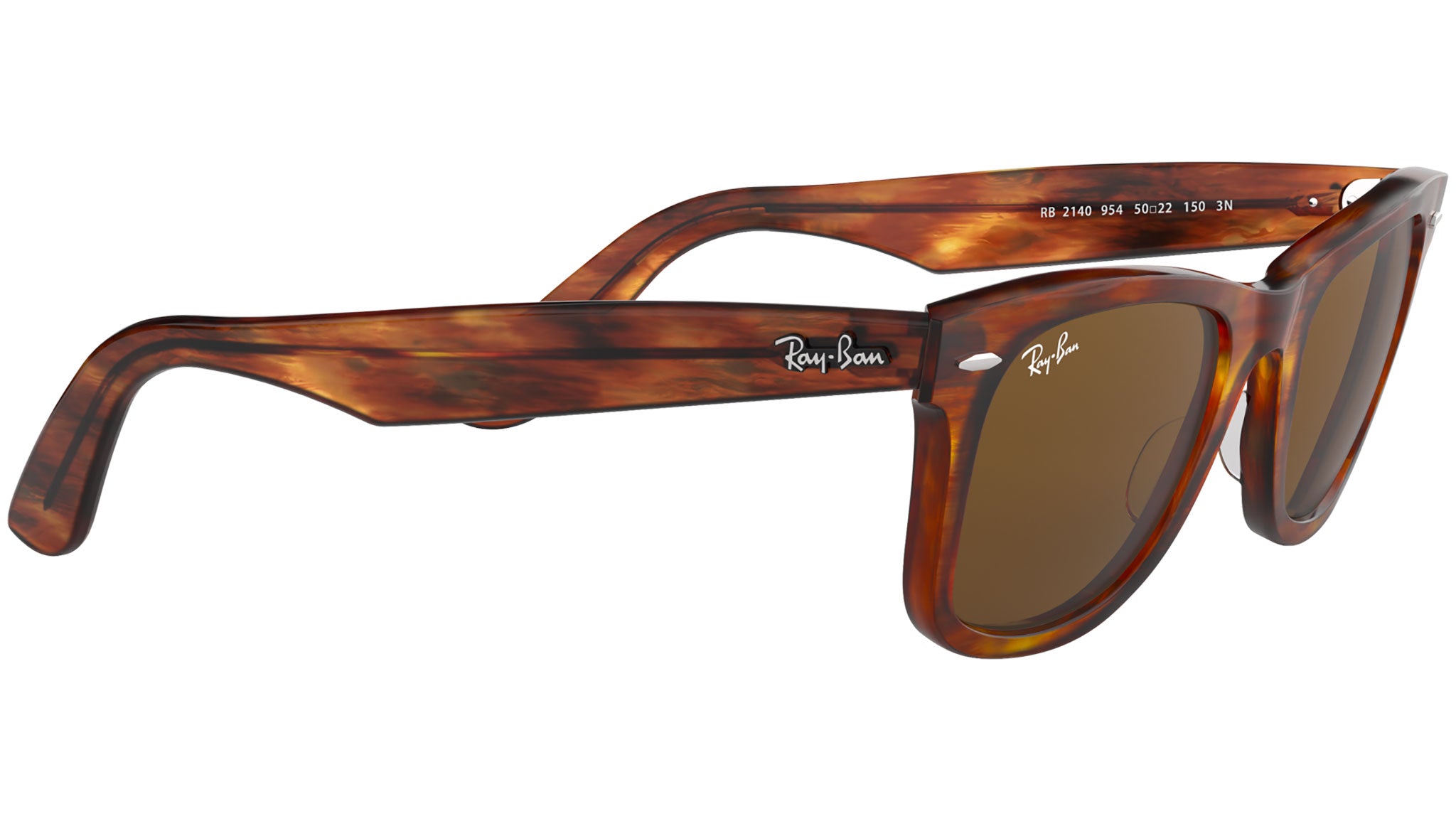 Ray-Ban Wayfarer RB2140 954 Tortoise Sunglasses - eye-oo.com