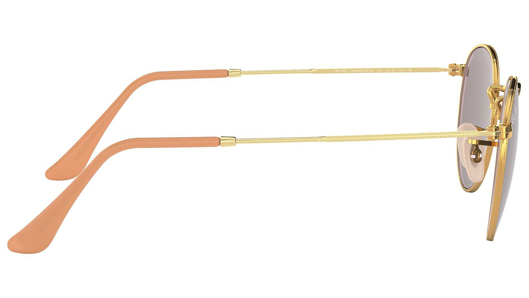 Ray-Ban Round Metal RB3447 9064V8 Gold Sunglasses - eye-oo.com