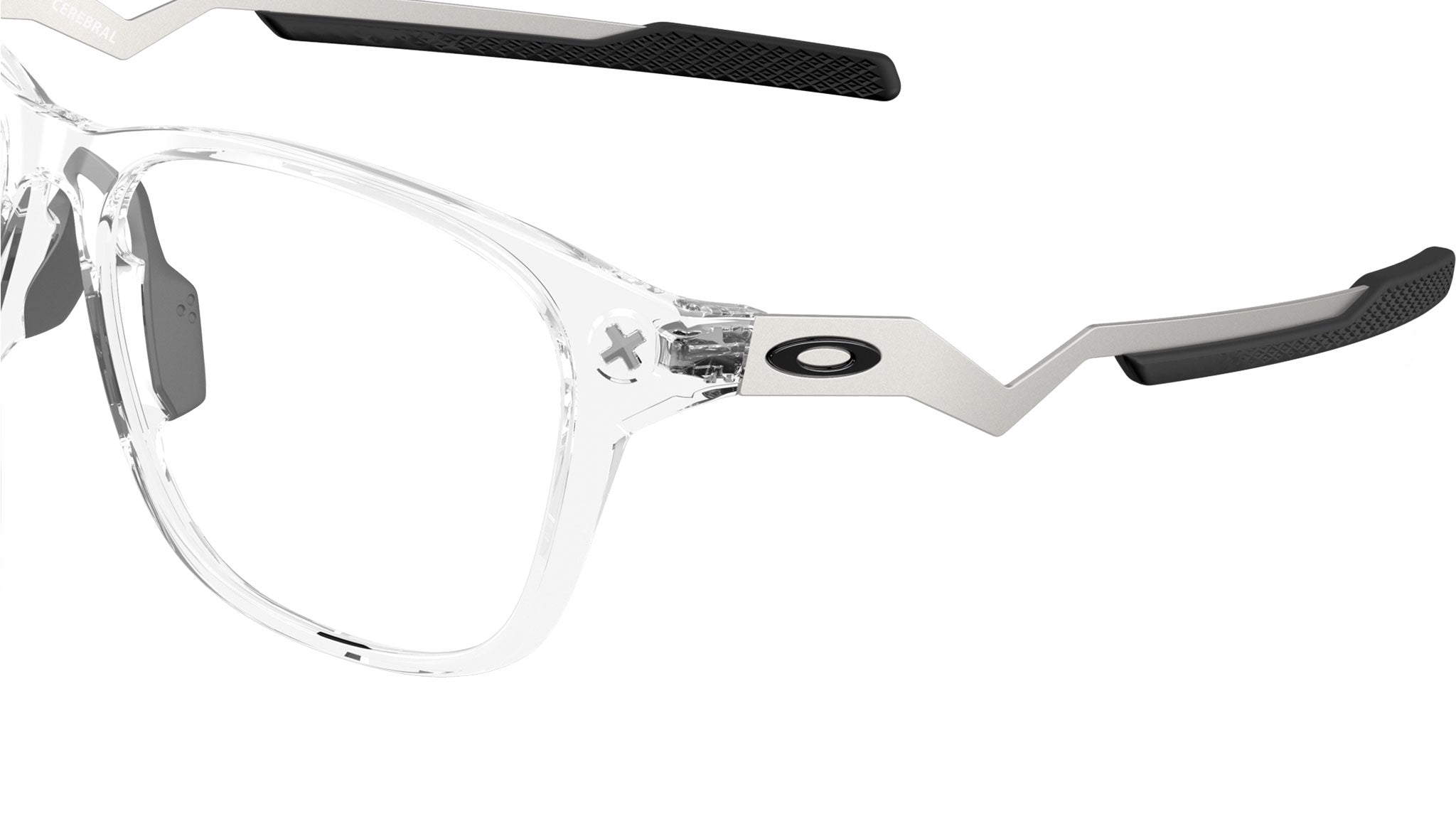 Oakley Cerebral OX8187 818703 Optical Frame Polished Clear - eye