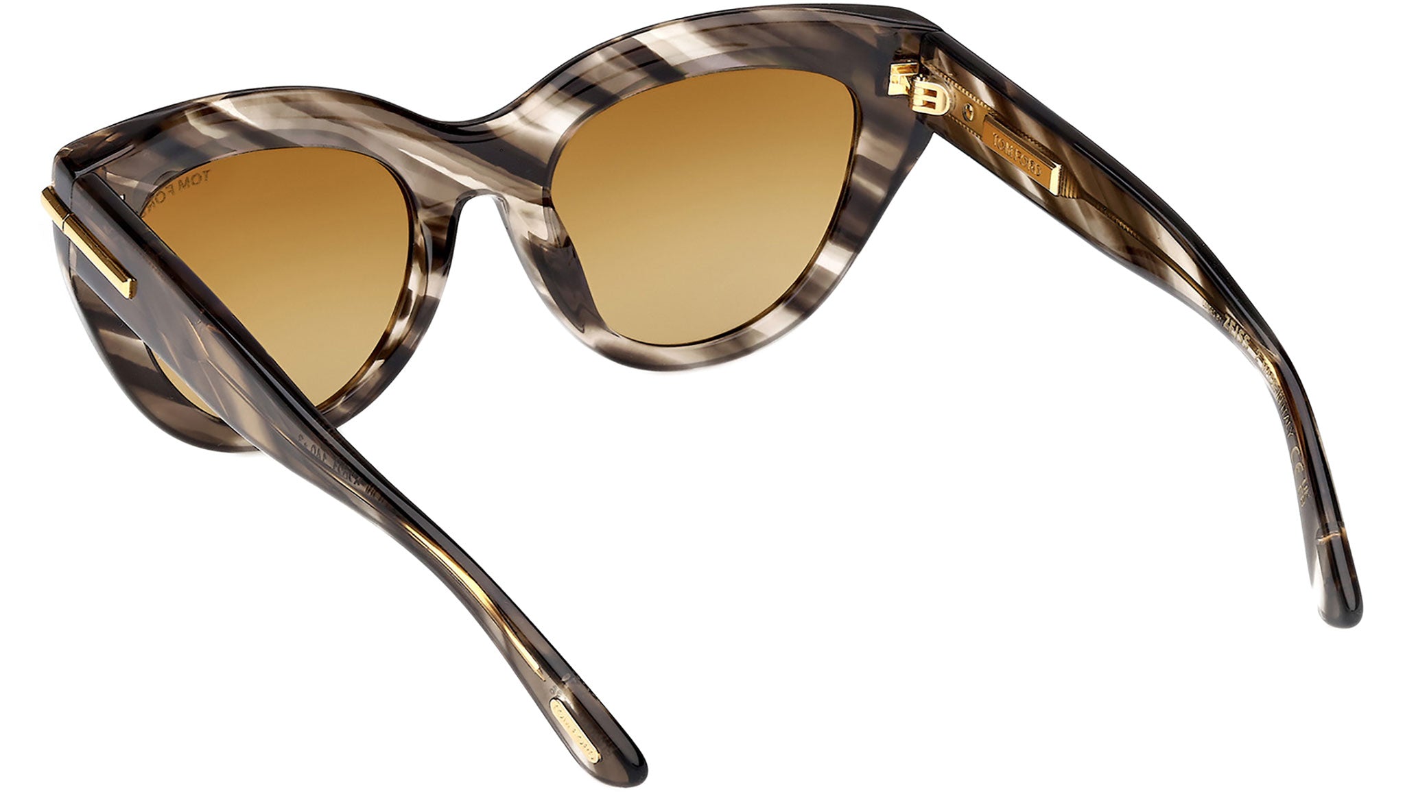 Tom Ford Icon Sunglasses FT1252 55F Coloured Havana - eye-oo.com display picture 2