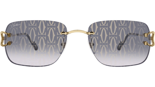 Cartier CT0330S Shiny Gold Sunglasses - eye-oo.com