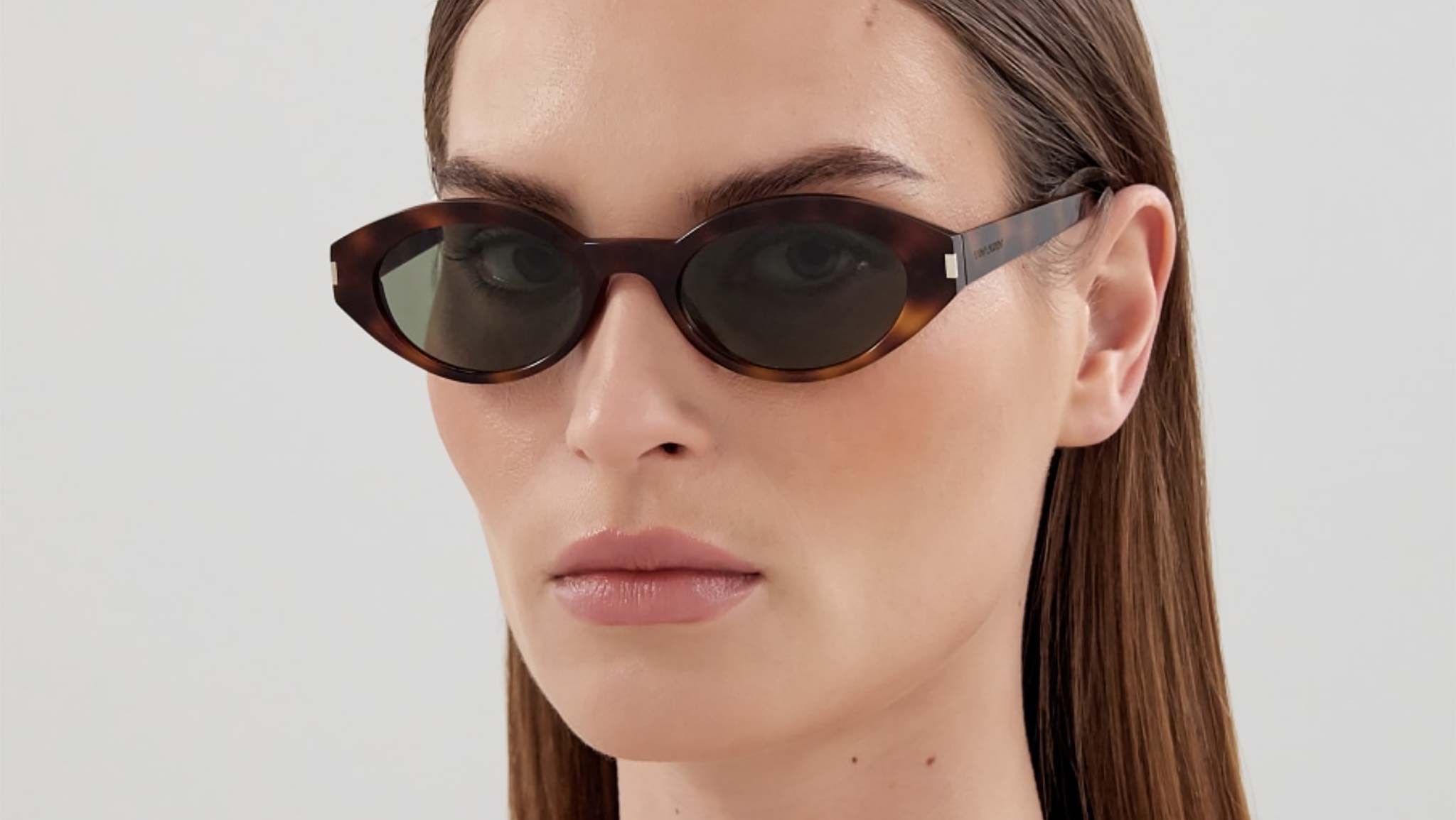 h*t様 SAINT LAURENT CLASSIC16 サングラス　度なし　お Saint Laurent SL 567 002 Tortoise Green Sunglasses - eye-oo.com