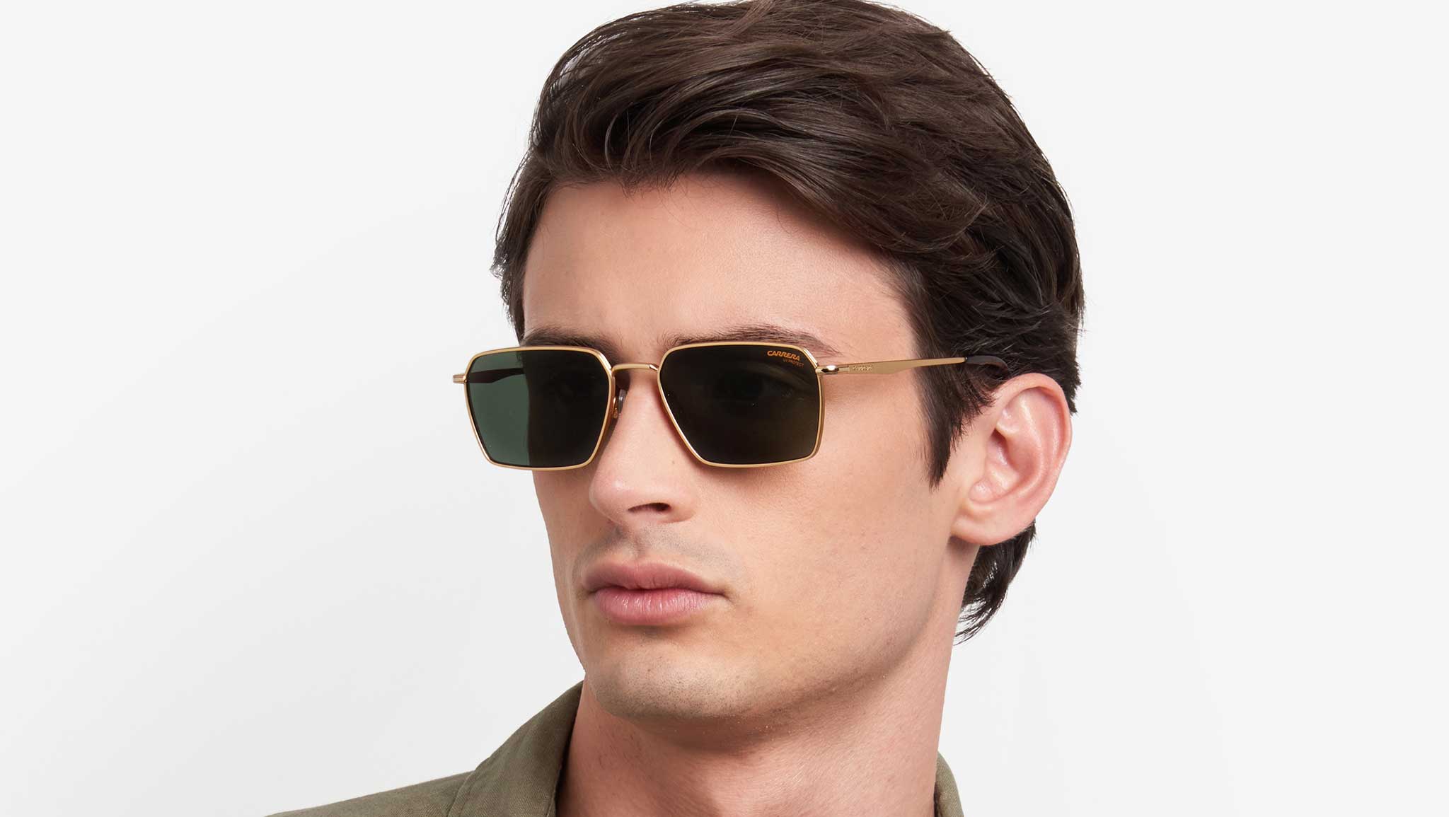 Carrera 356/S 8SO QT Sunglasses Matte Gold Havana - eye-oo.com