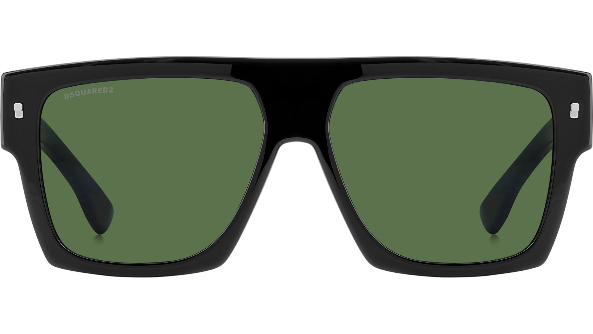 Dsquared2 ICON 0030/S 7ZJ QT Sunglasses Black Green - eye-oo.com