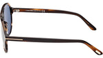 Jeffrey FT0932 56V Striped Havana Blue