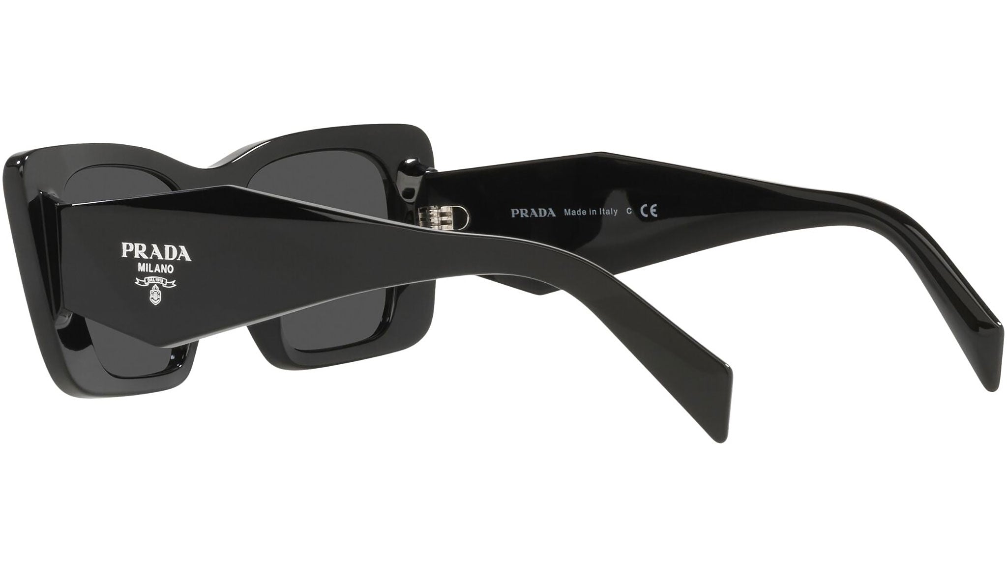 Prada PR 08YS 1AB5S0 Sunglasses Black - eye-oo.com