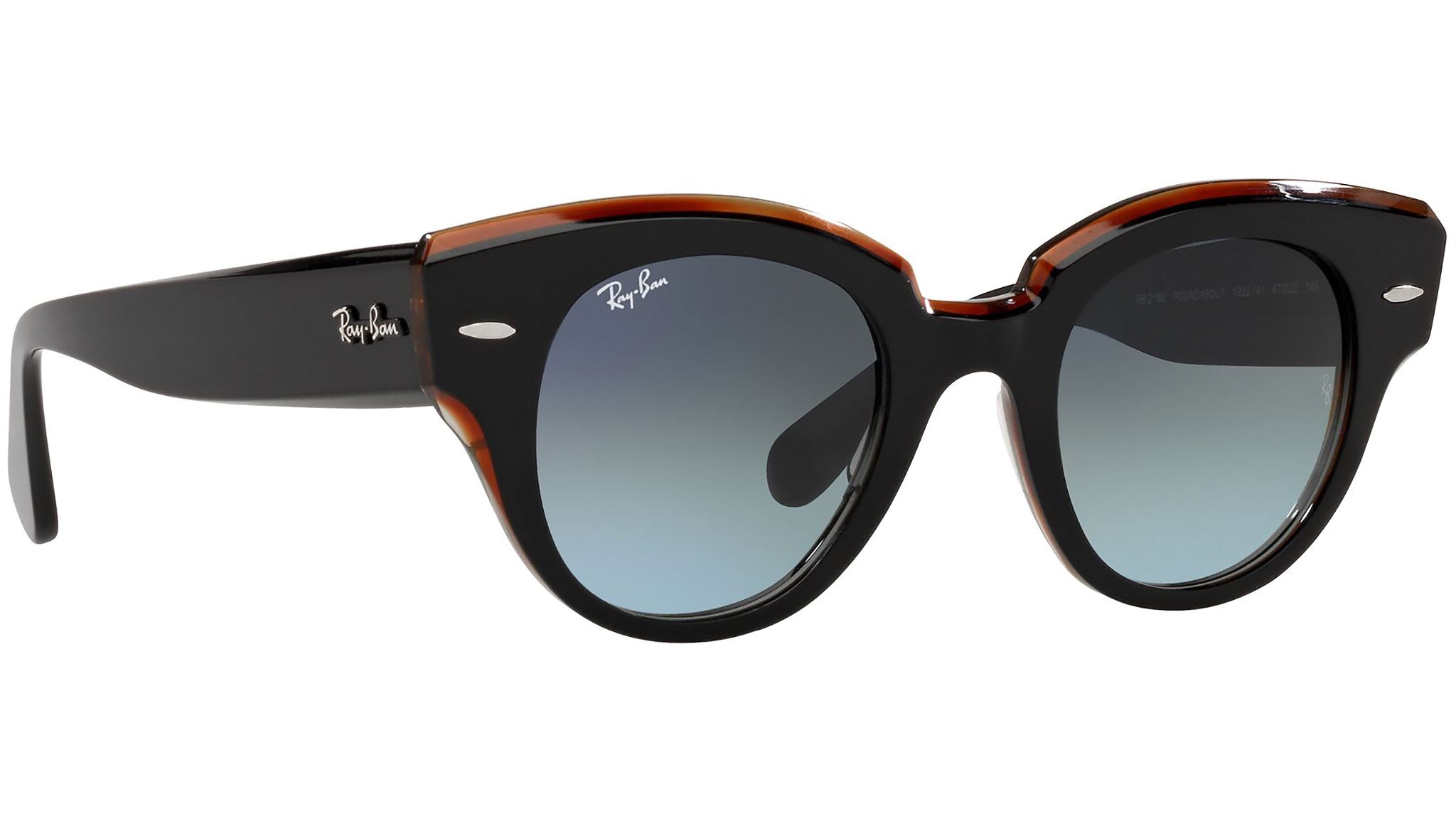 Ray-Ban Roundabout RB2192 132241 Black Sunglasses - eye-oo.com