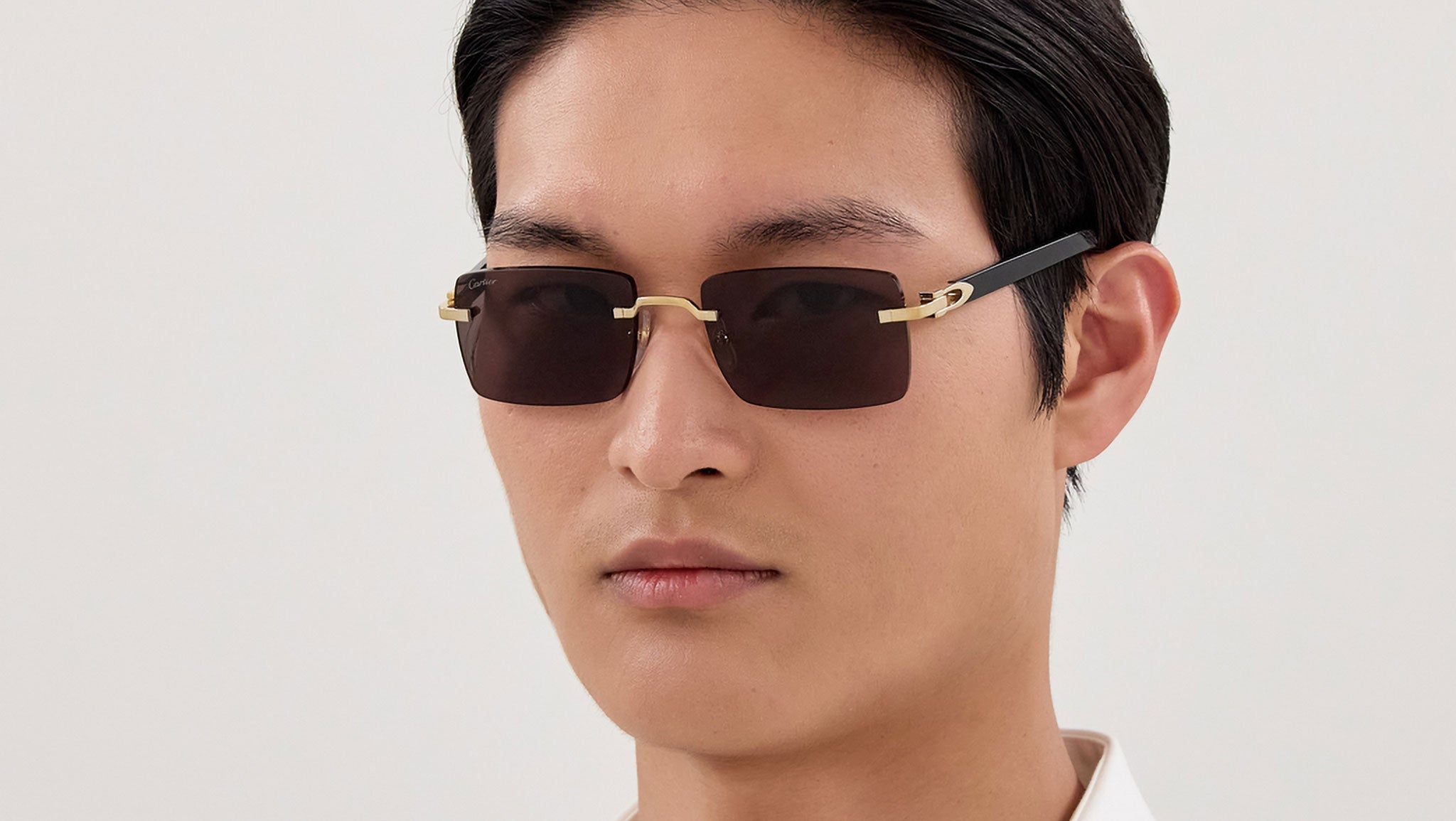 Cartier CT0579S Sunglasses Black Gold - eye-oo.com