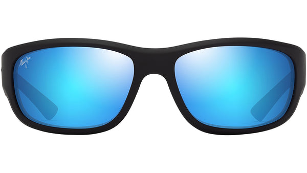 Maui Jim Maukele B682 02A Sunglasses Matte Black Blue Polarized