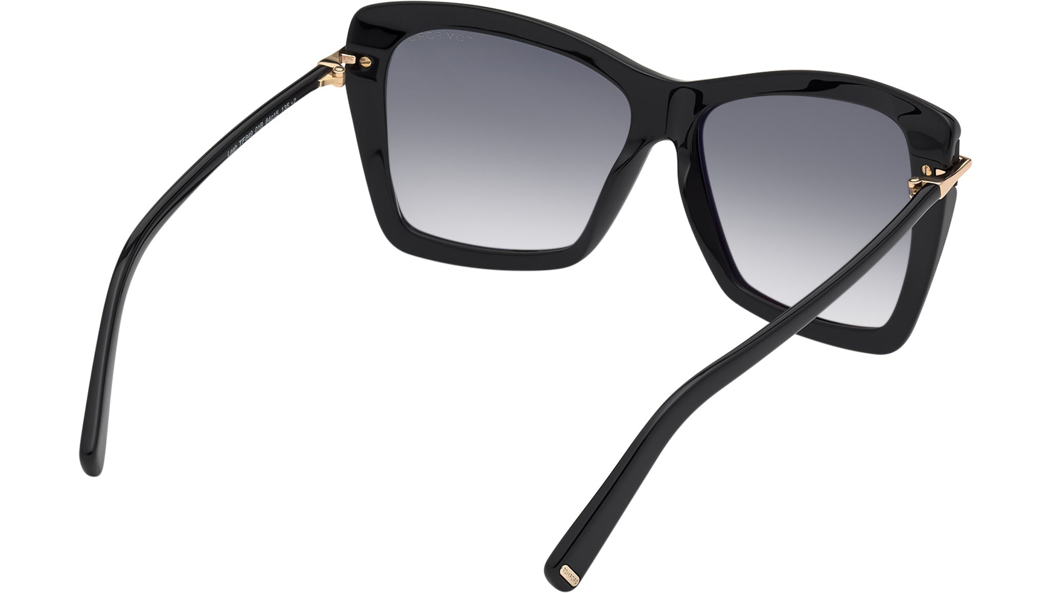 Tom Ford Leah Sunglasses FT0849 01B Shiny Black - eye-oo.com display picture 2
