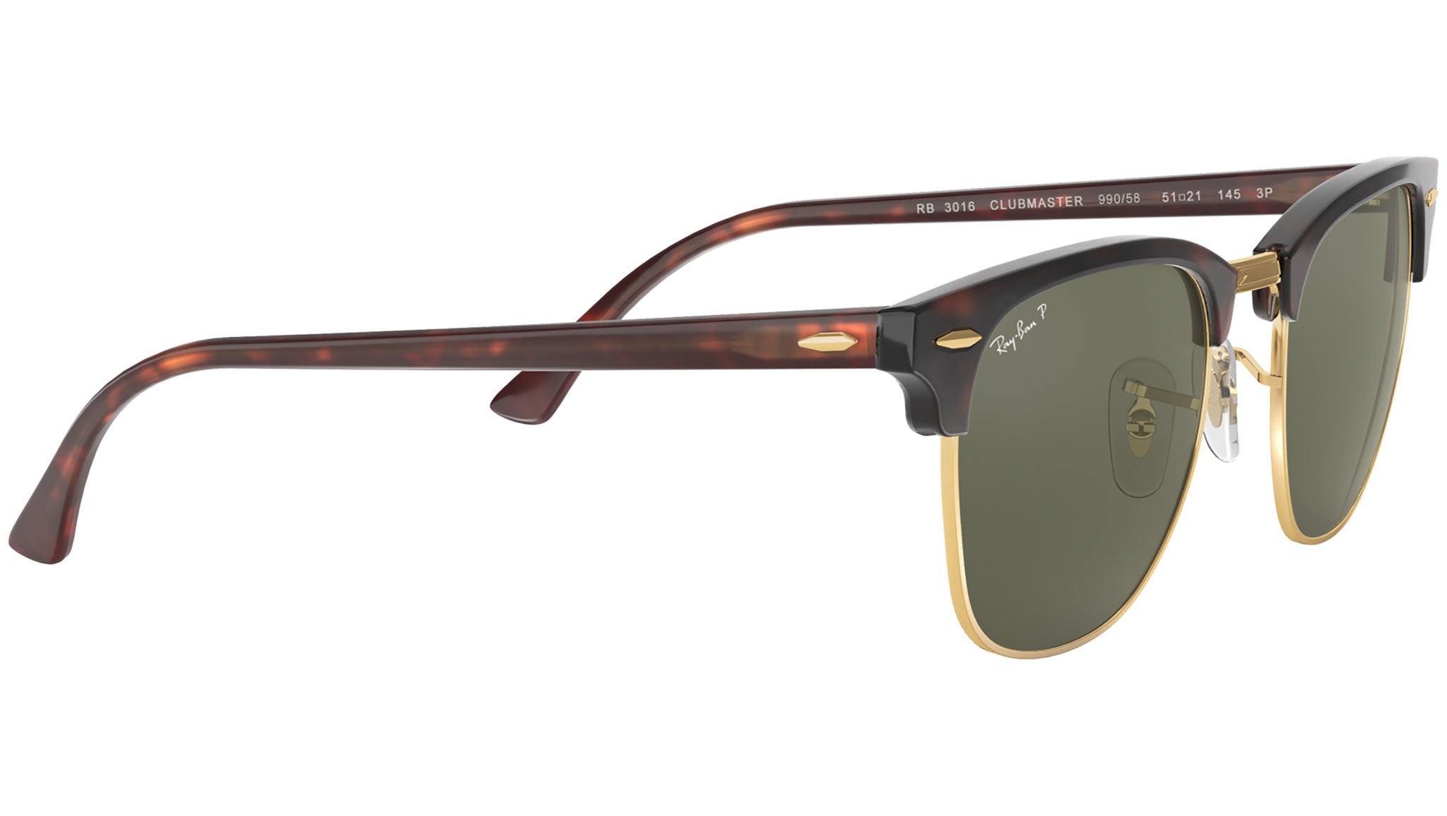 Ray Ban 3016 club master 990/58 sunglasses RAY-BAN RB3016 Clubmaster Polarized 990/58 – BTSGLASSES main image 4