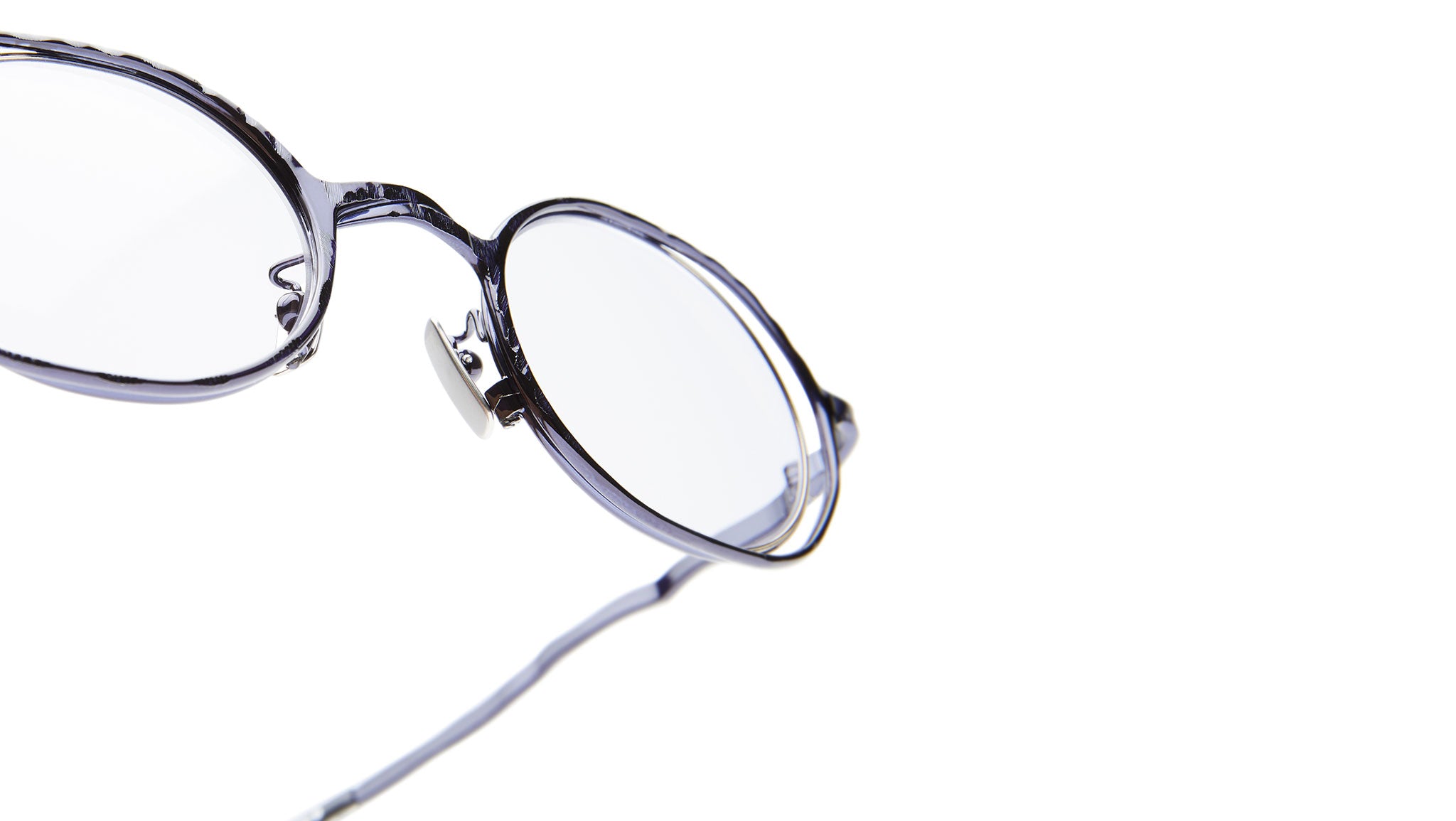 Kuboraum H11 BG Blue Gold Optical Frame - eye-oo.com