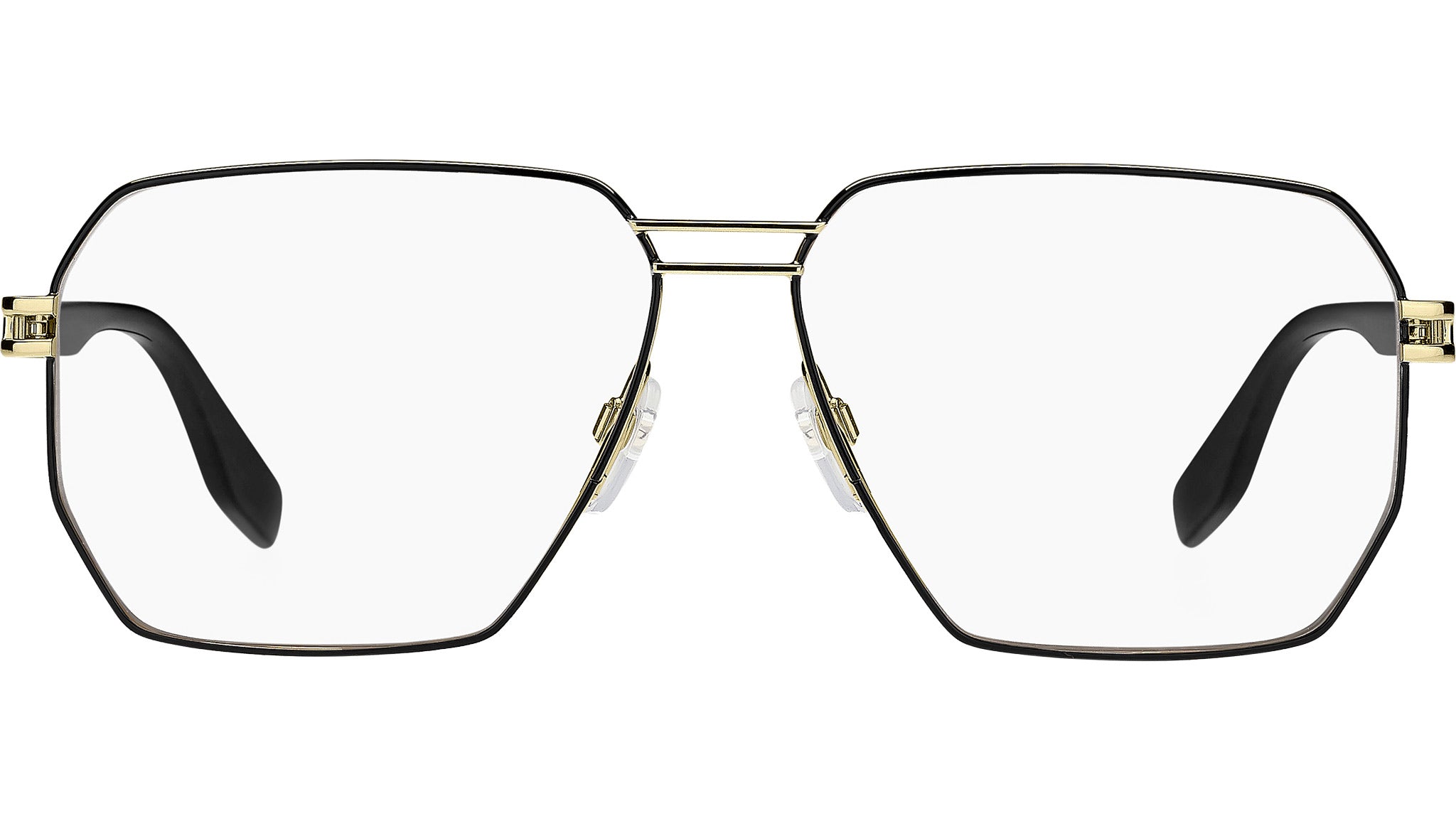 Marc Jacobs MARC 635 RHL Optical Frame Gold Black - eye-oo.com