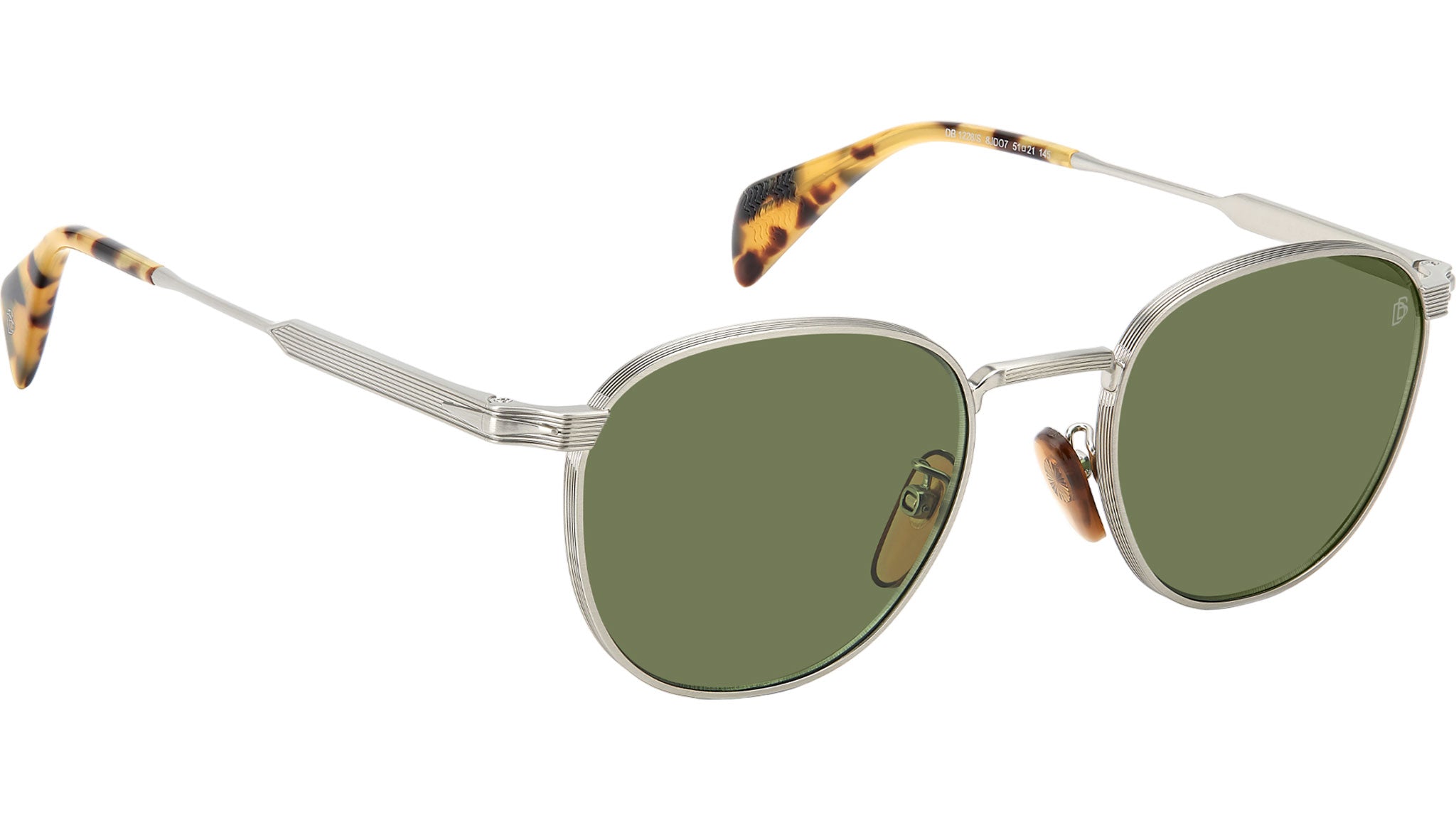 David Beckham DB 1228/S 8JD O7 Sunglasses Palladium Havana - eye