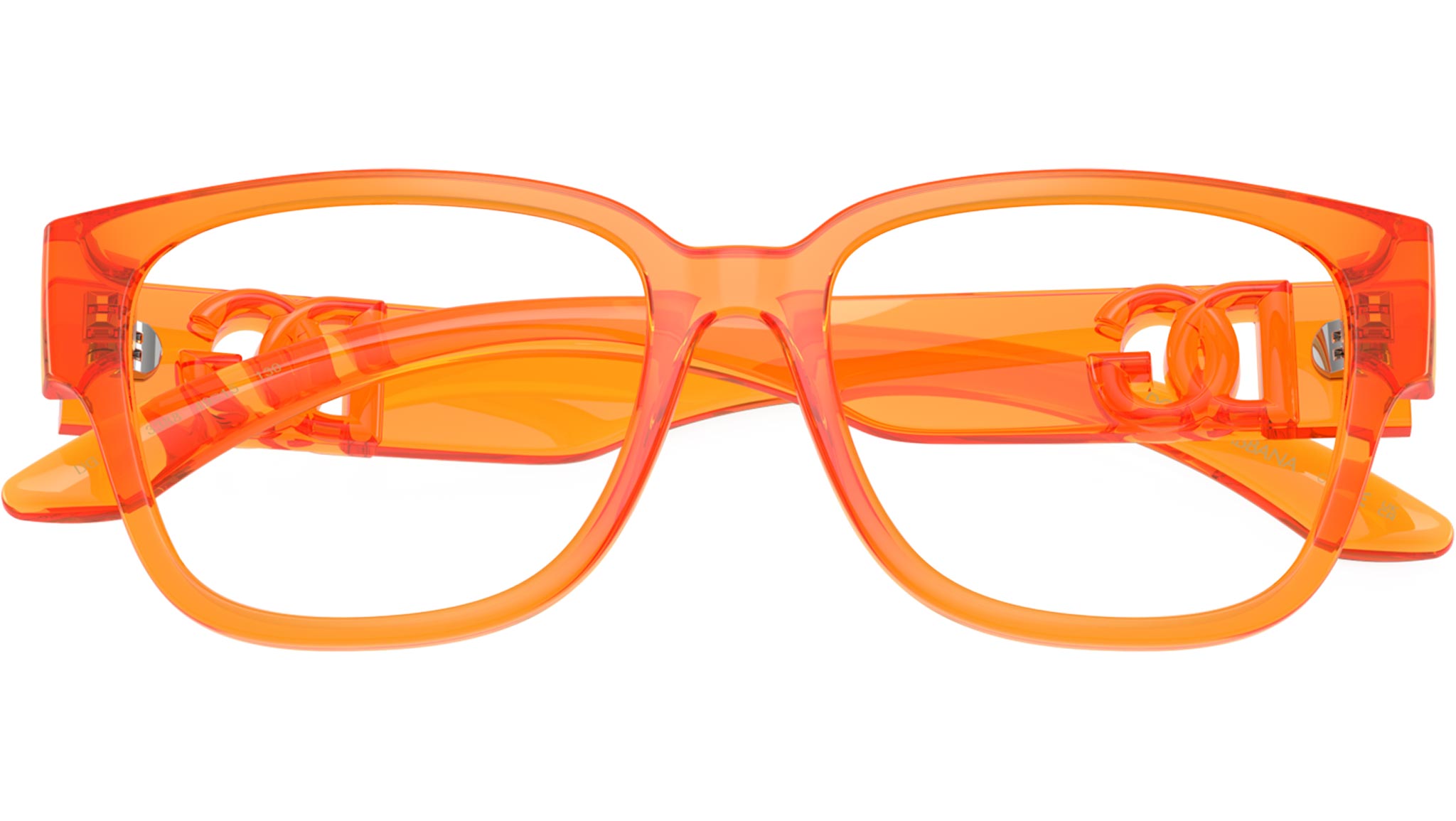 Dolce & Gabbana Kids DX 5006 Glasses 3388 Transparent Orange - eye