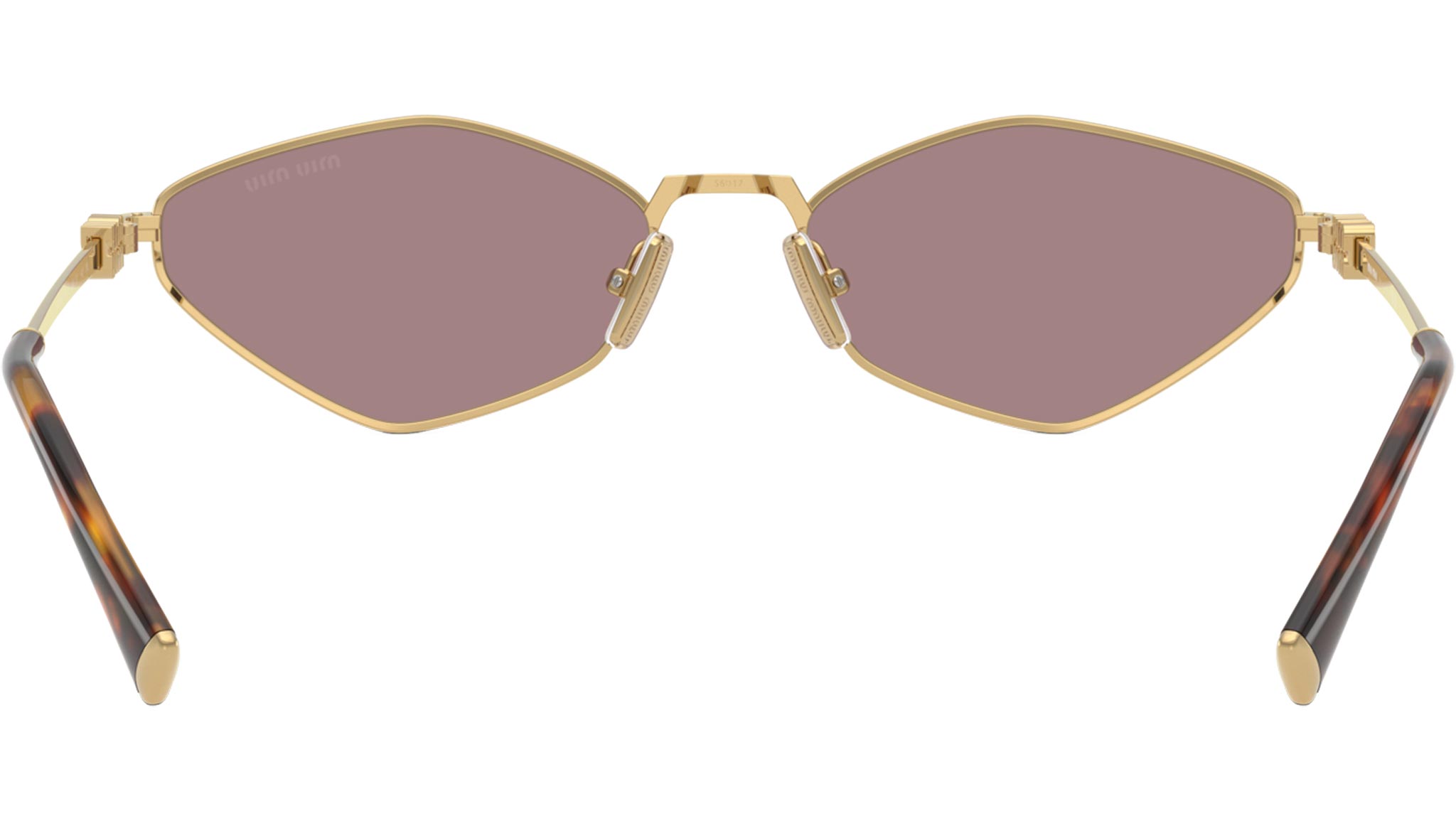 MU 56ZS Miu Miu Sunglasses 5AK20I Gold - eye-oo.com