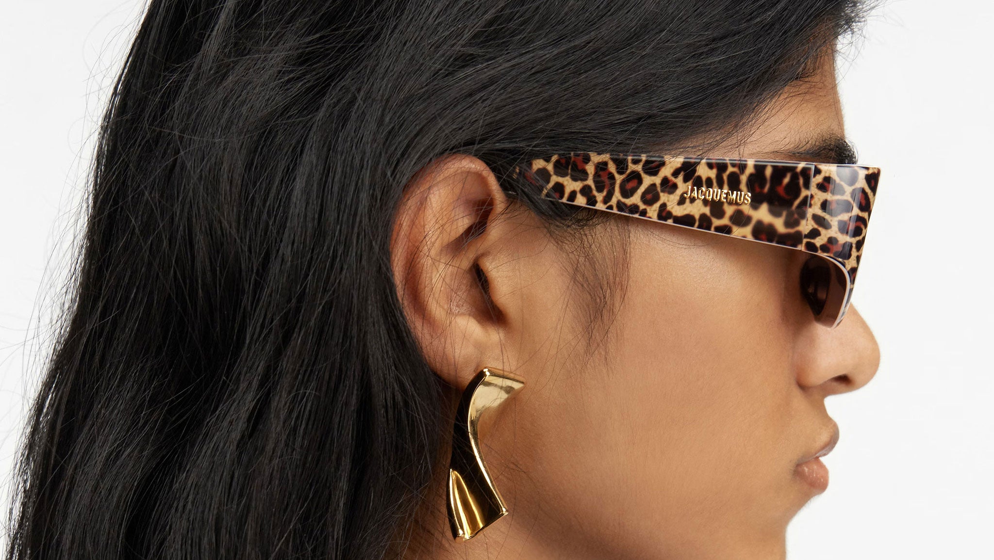 Ovalo Jacquemus Sunglasses Print Leopard - eye-oo.com