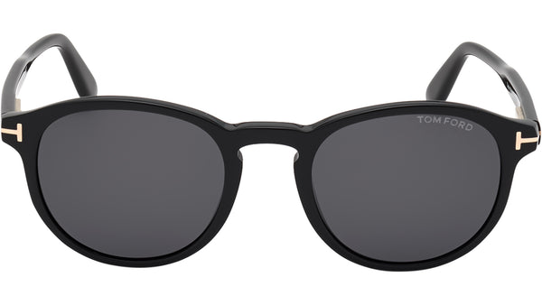 Tom Ford Dante Sunglasses FT0834 01A Shiny Black - eye-oo.com
